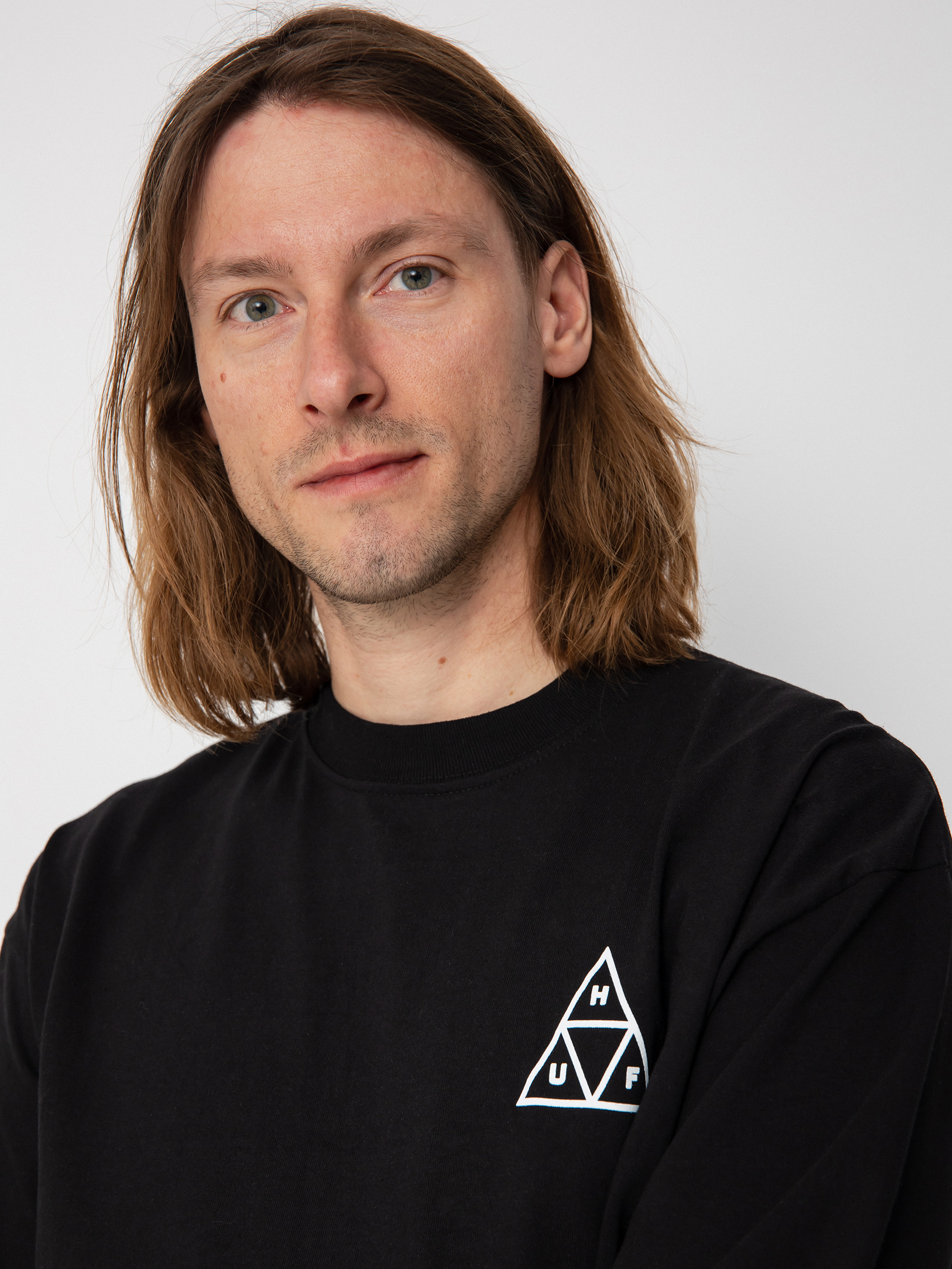 Longsleeve HUF Triple Triangle (black)