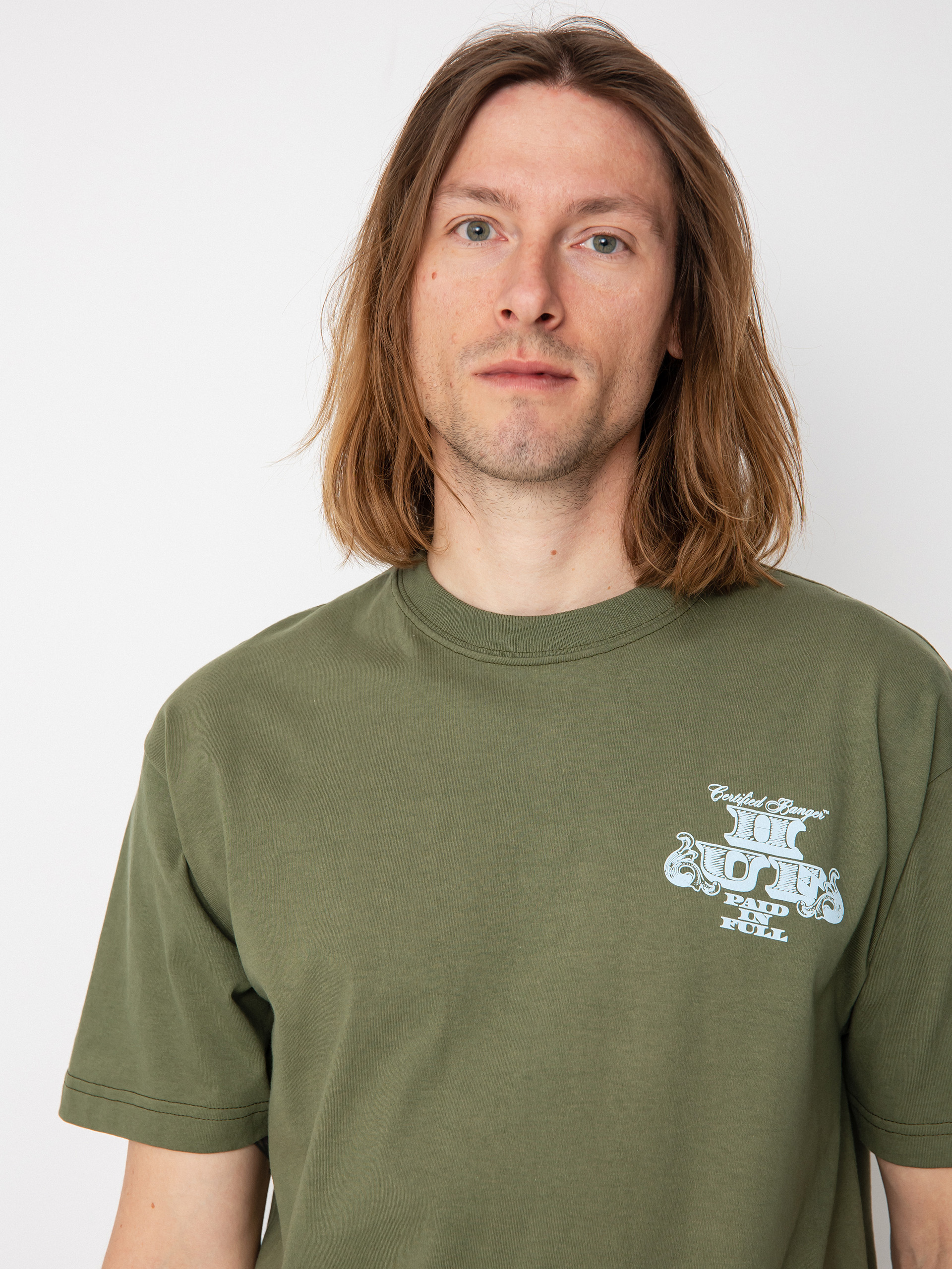 T-shirt HUF Paid In Full (olive)
