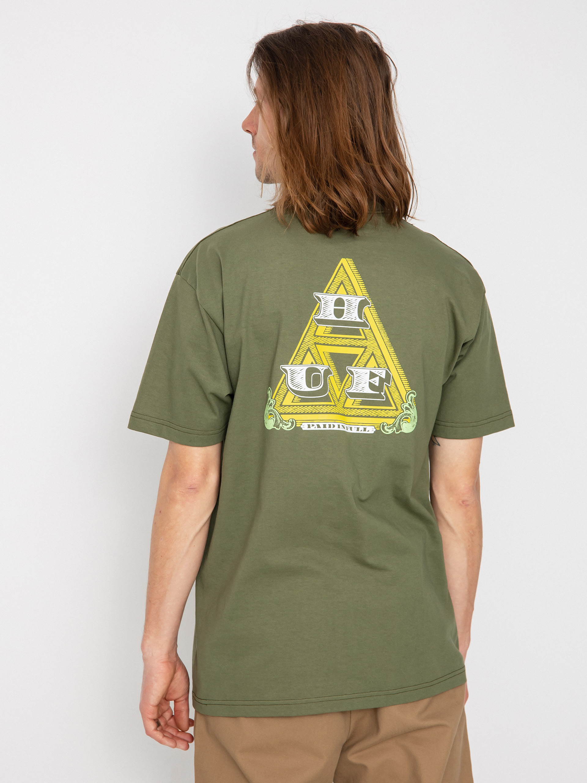 T-shirt HUF Paid In Full (olive)