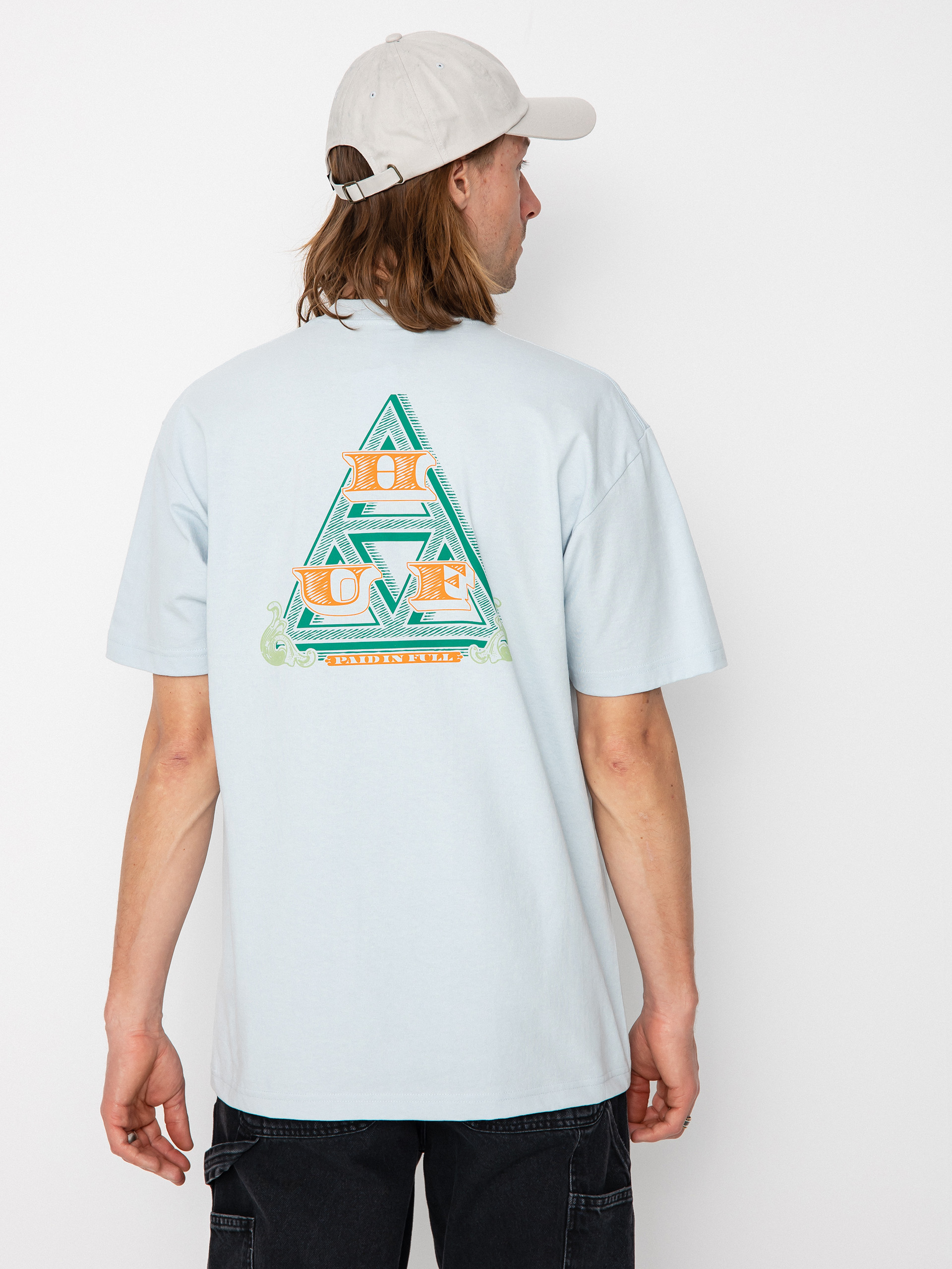 T-shirt HUF Paid In Full (sky)