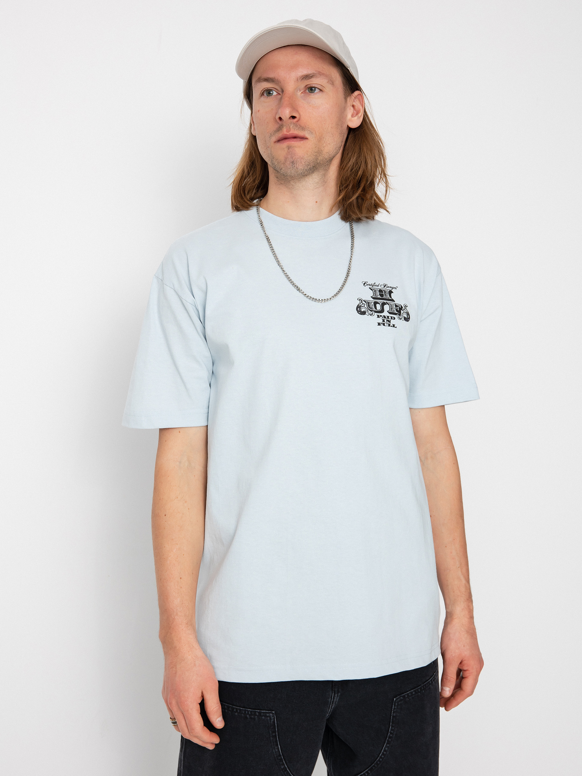 T-shirt HUF Paid In Full (sky)