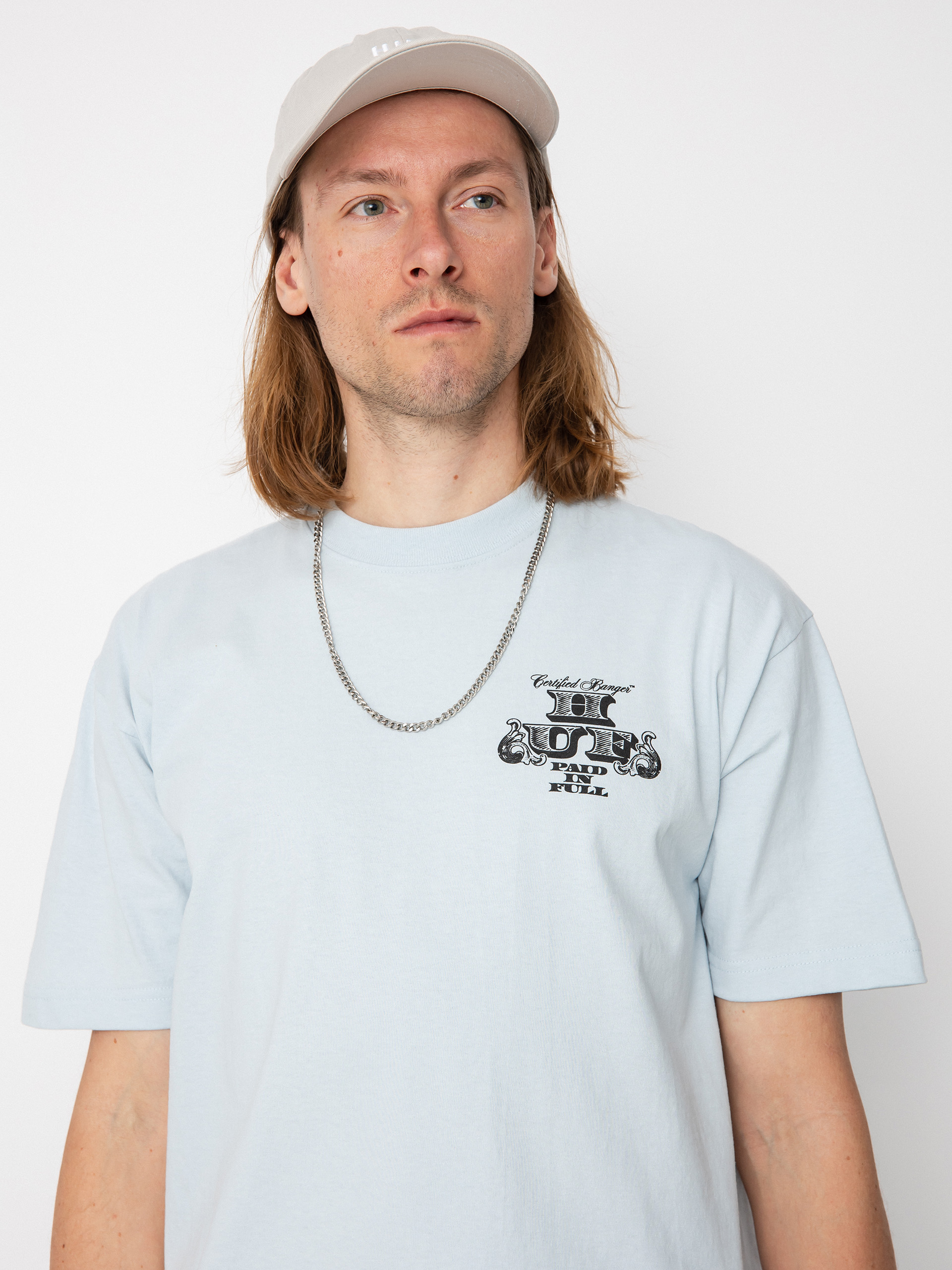T-shirt HUF Paid In Full (sky)