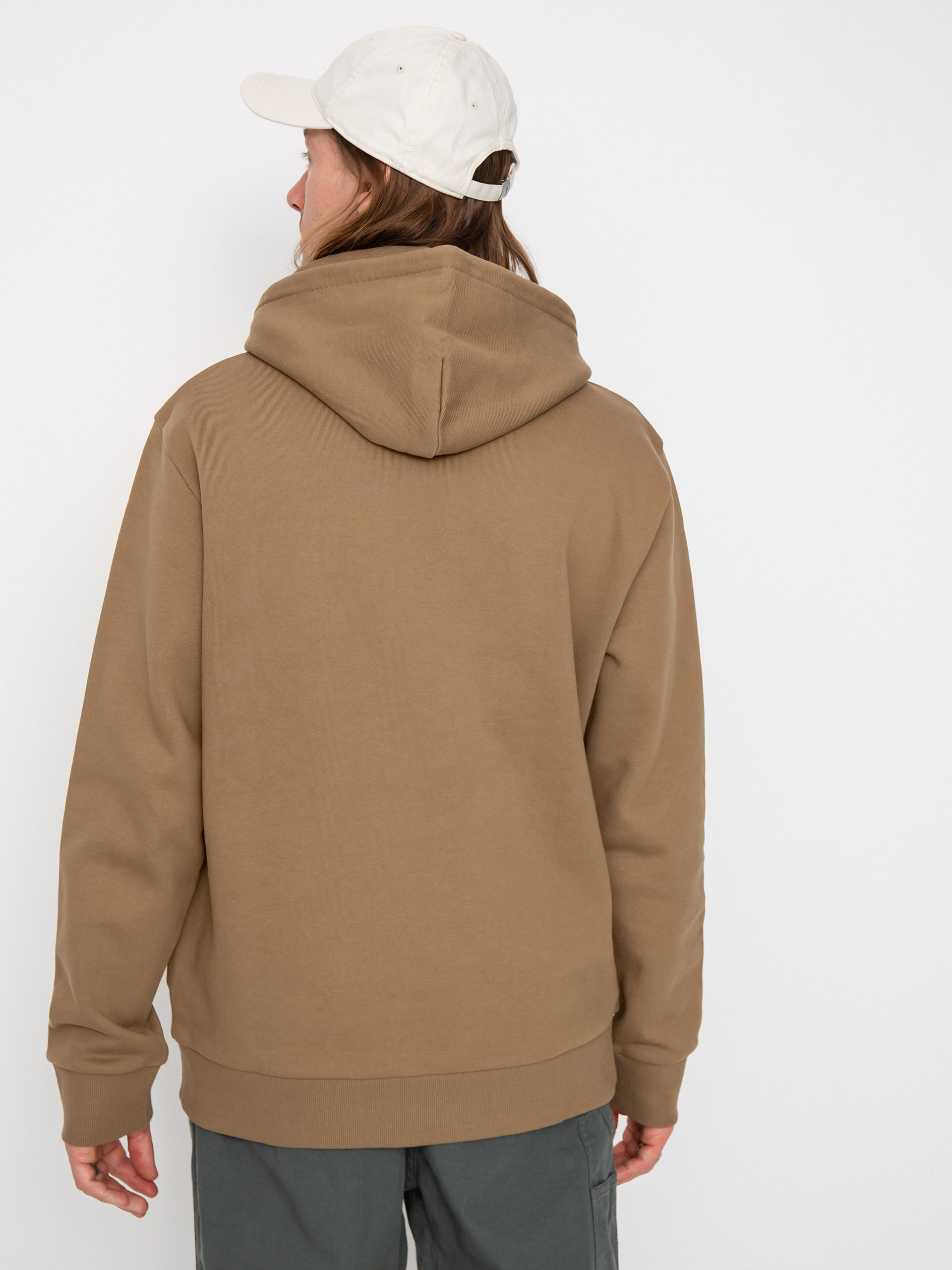 Bluza z kapturem Carhartt WIP Script Embroidery HD (buffalo/white)