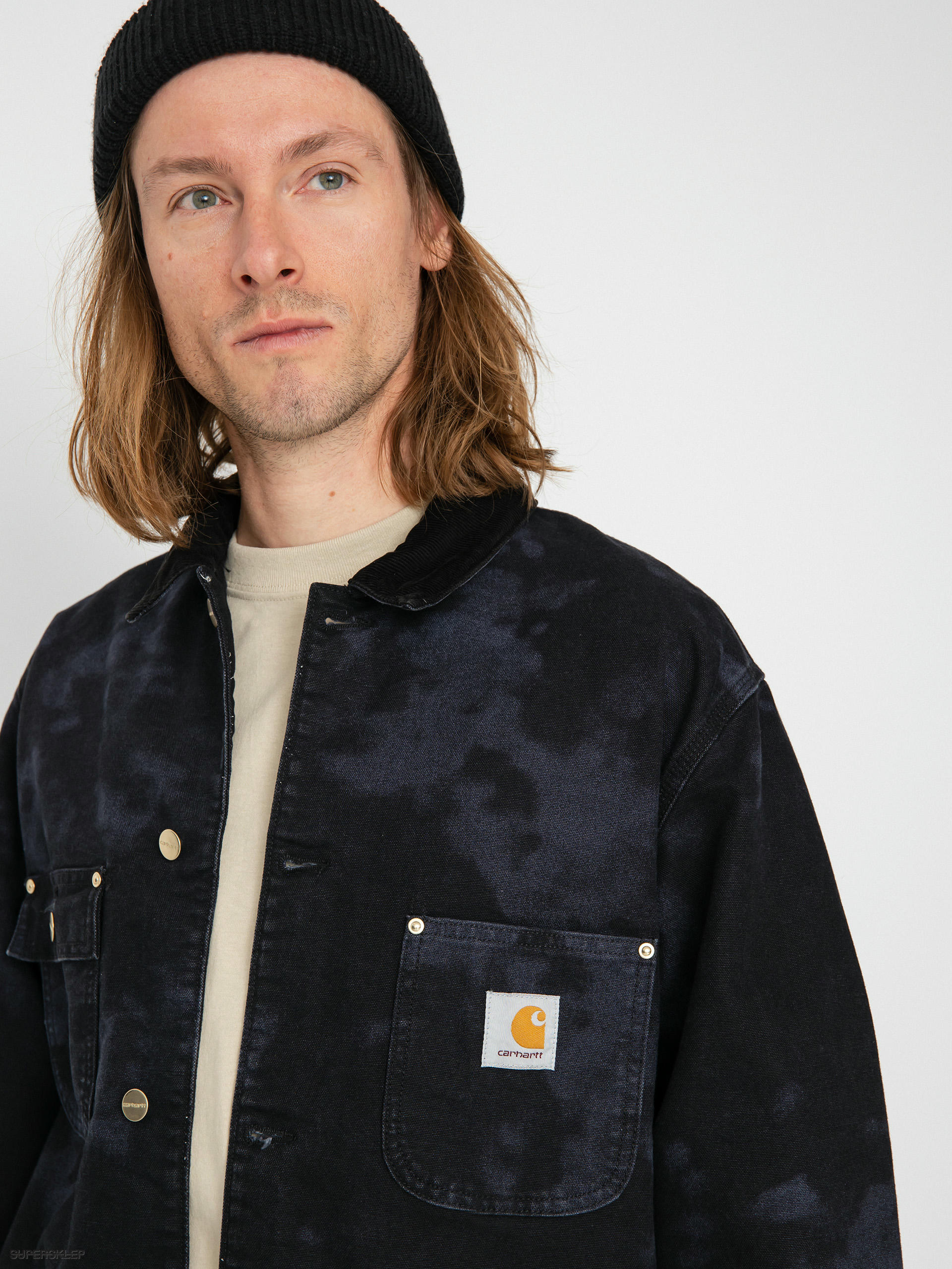 Kurtka Carhartt WIP OG Chore Chromo (black chromo/black)