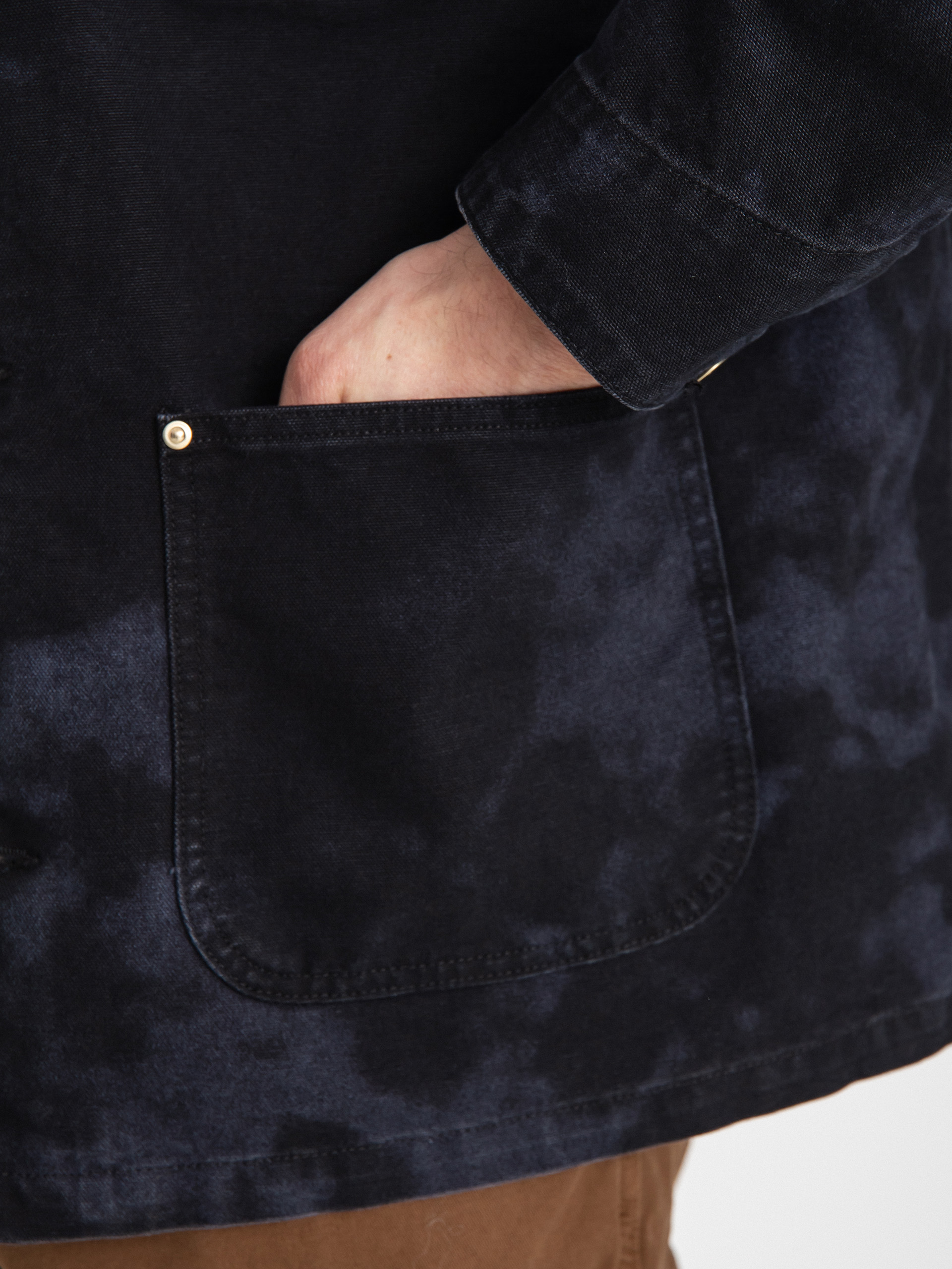 Kurtka Carhartt WIP OG Chore Chromo (black chromo/black)