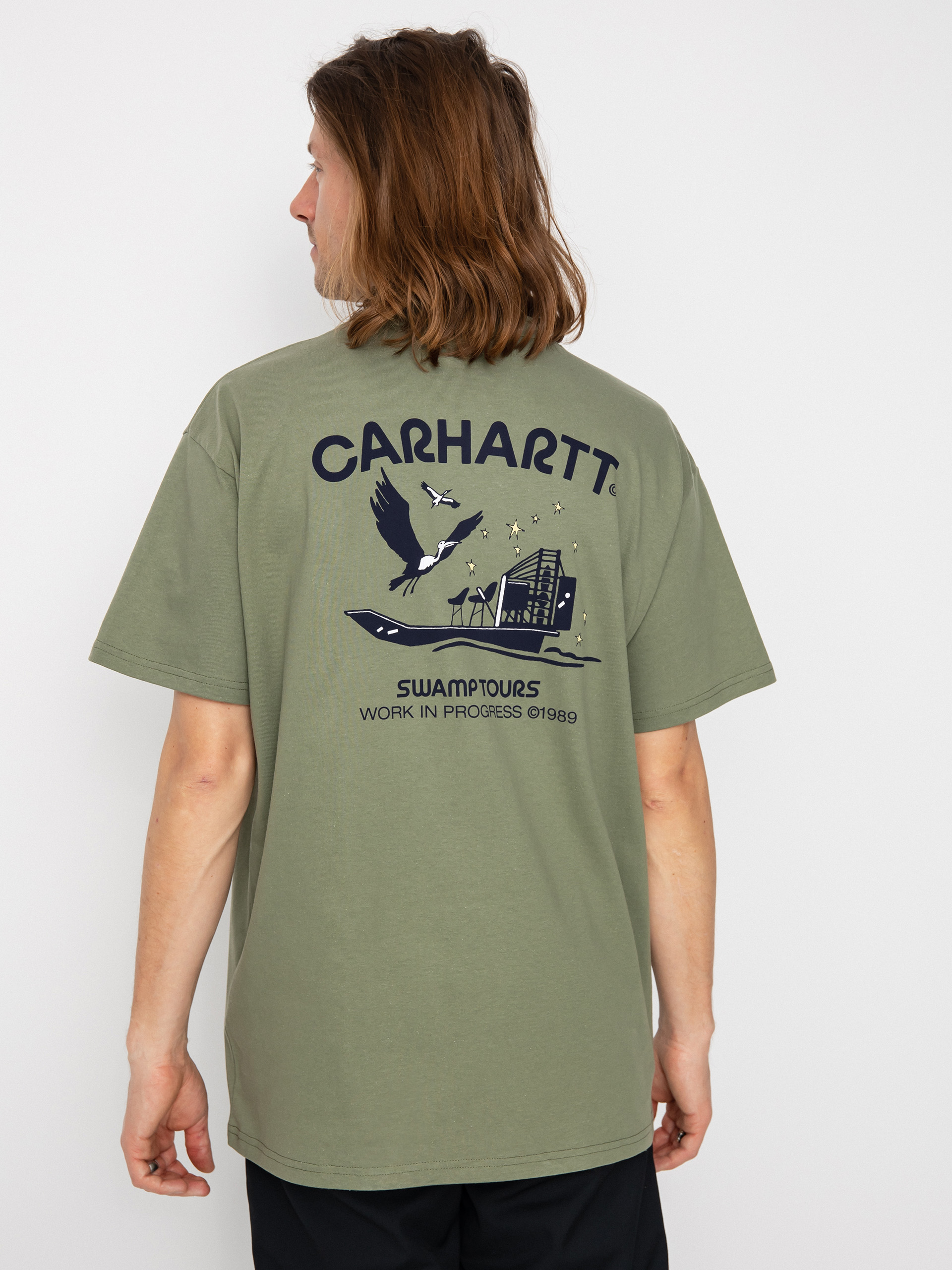 T-shirt Carhartt WIP Swamp Tours (dollar green)