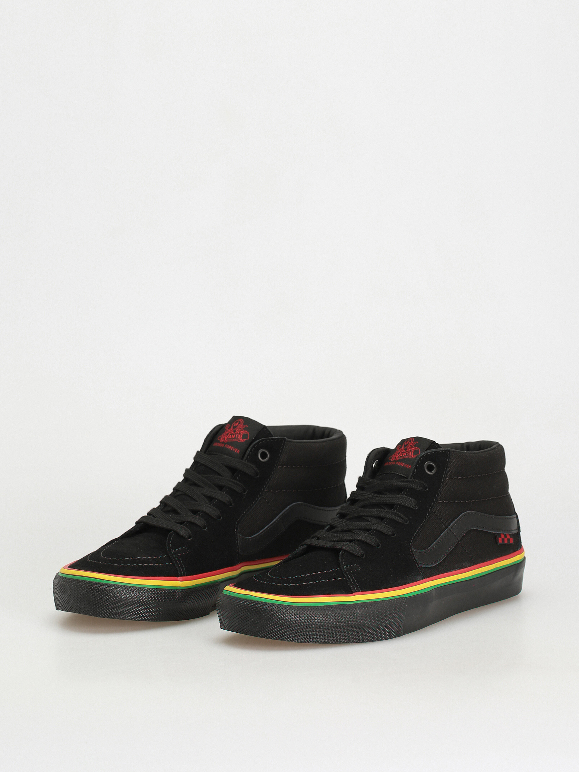Buty Vans Skate Grosso Mid (rasta black)
