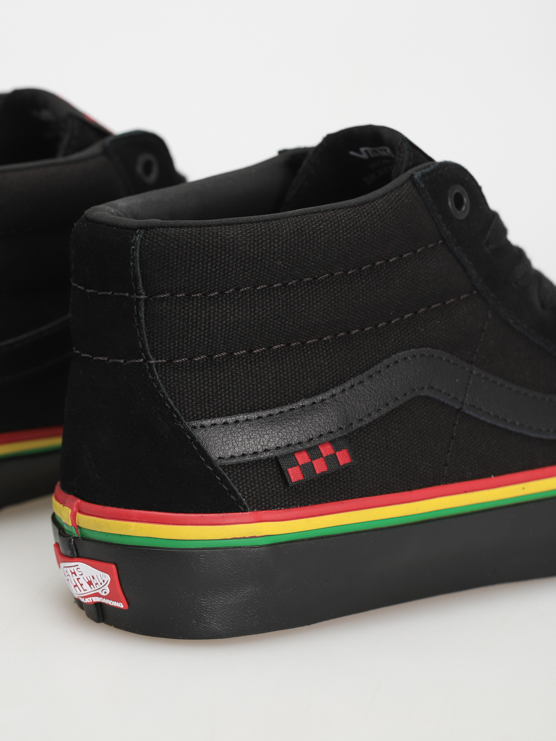 Buty Vans Skate Grosso Mid (rasta black)