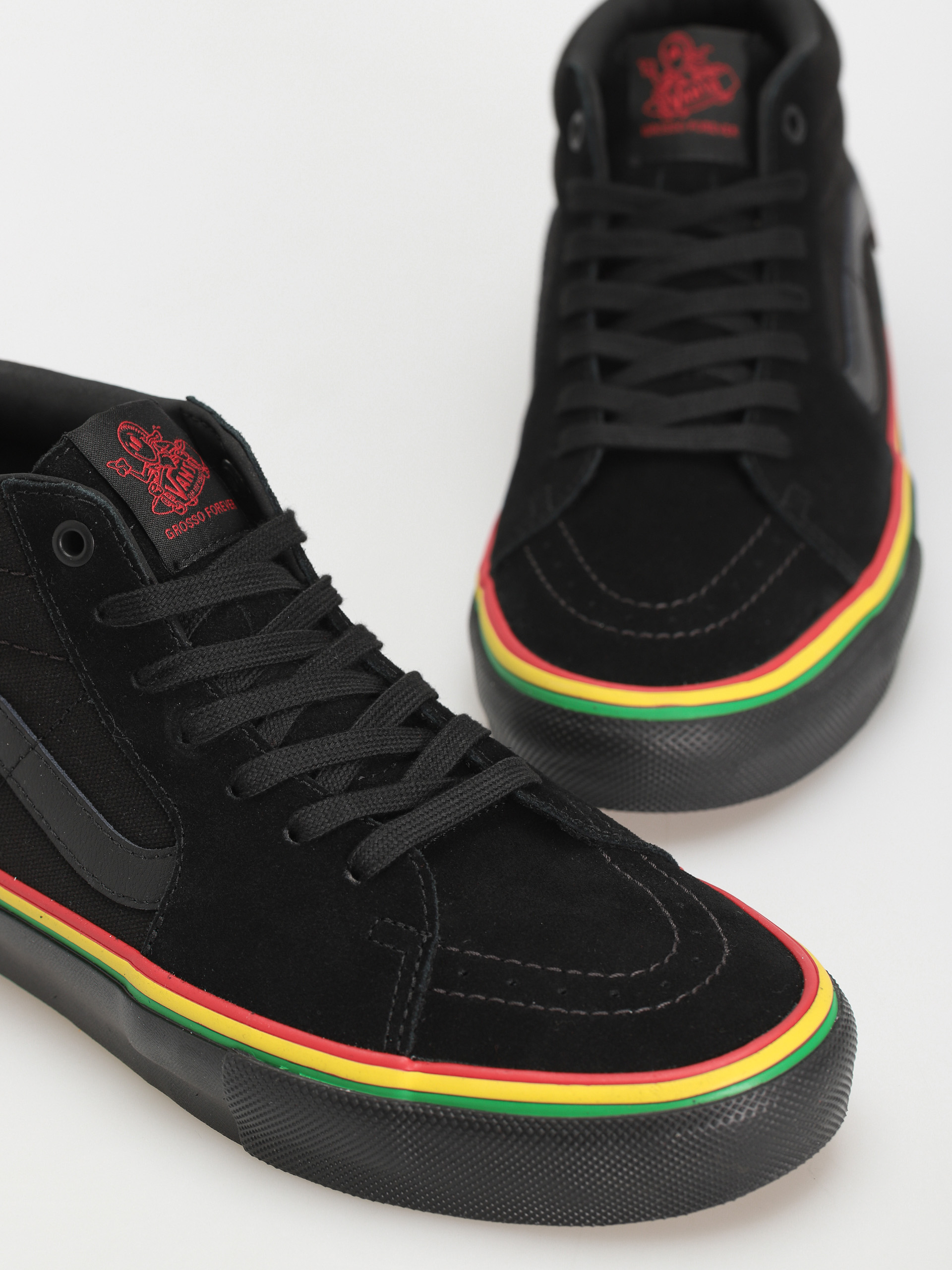 Buty Vans Skate Grosso Mid (rasta black)