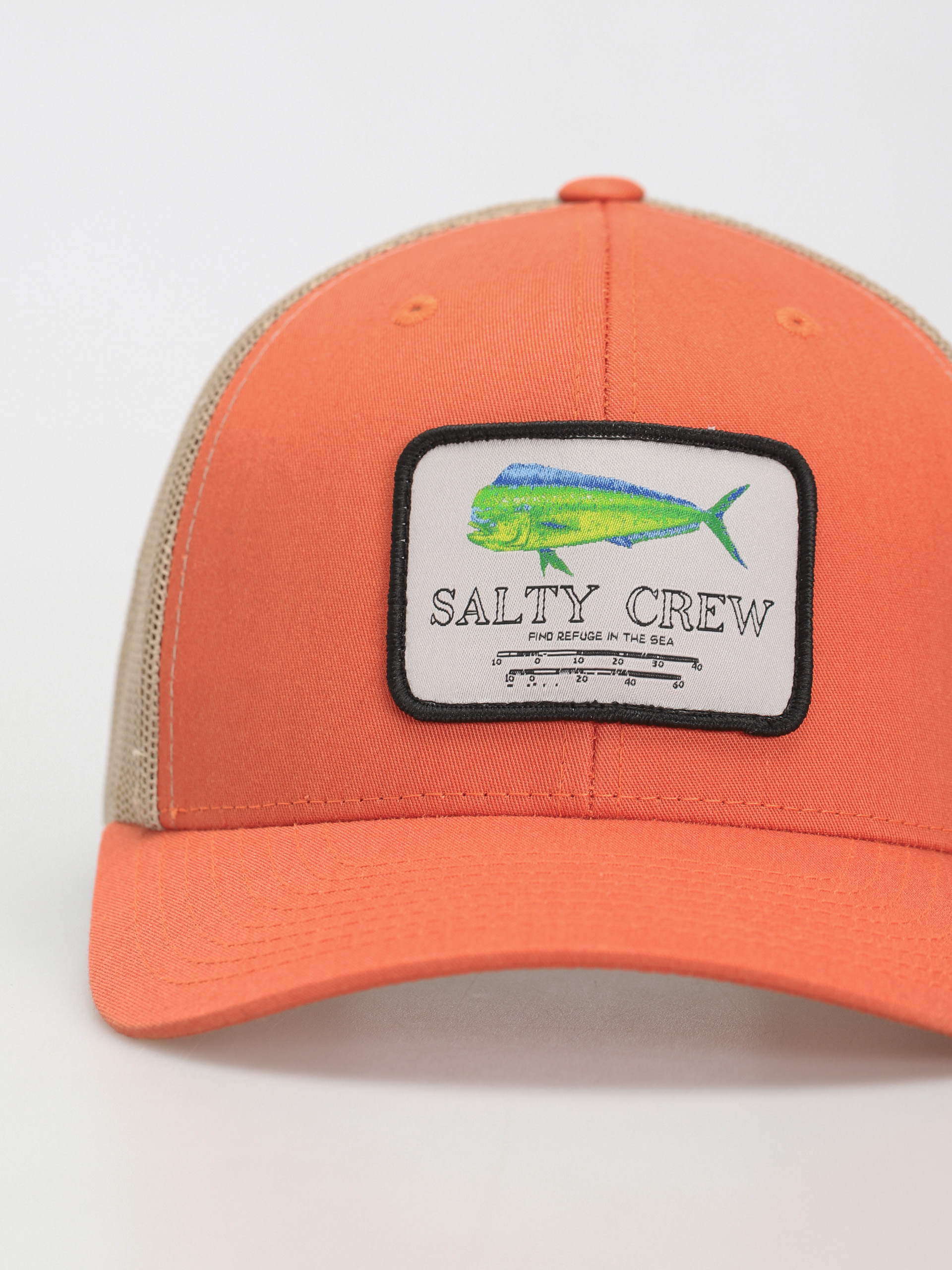 Czapka z daszkiem Salty Crew Mahi Mount Retro Trucker (orange/khaki)