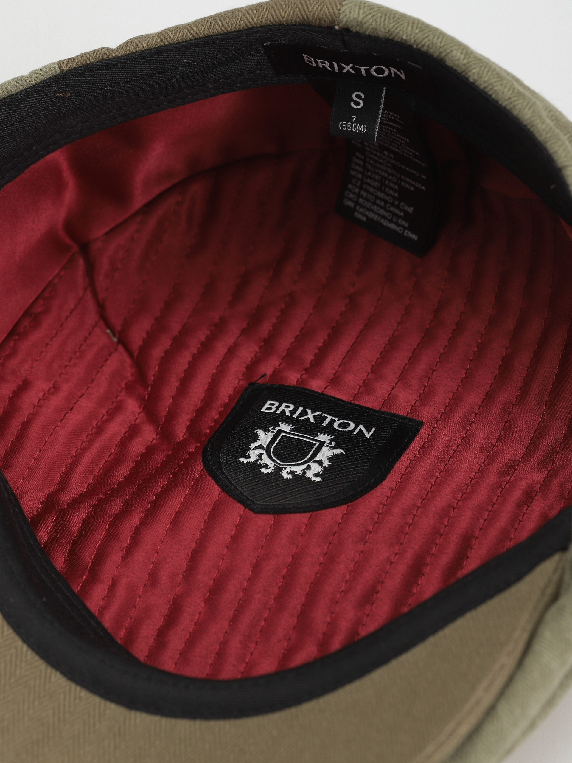 Kaszkiet Brixton Brood Snap Cap (mermaid/military olive)