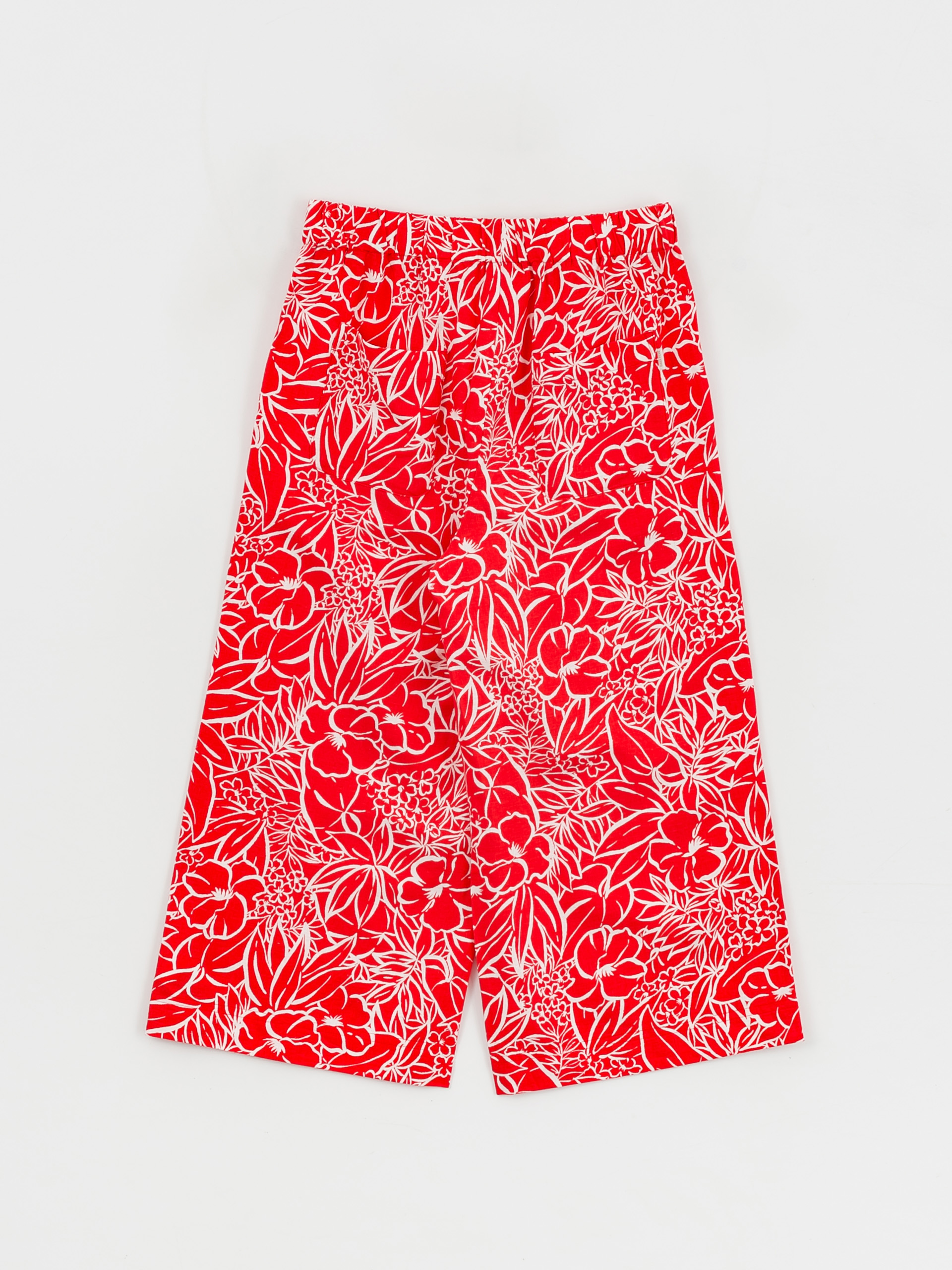 Spodnie Brixton Indo Linen Wide Leg Wmn (aloha red)