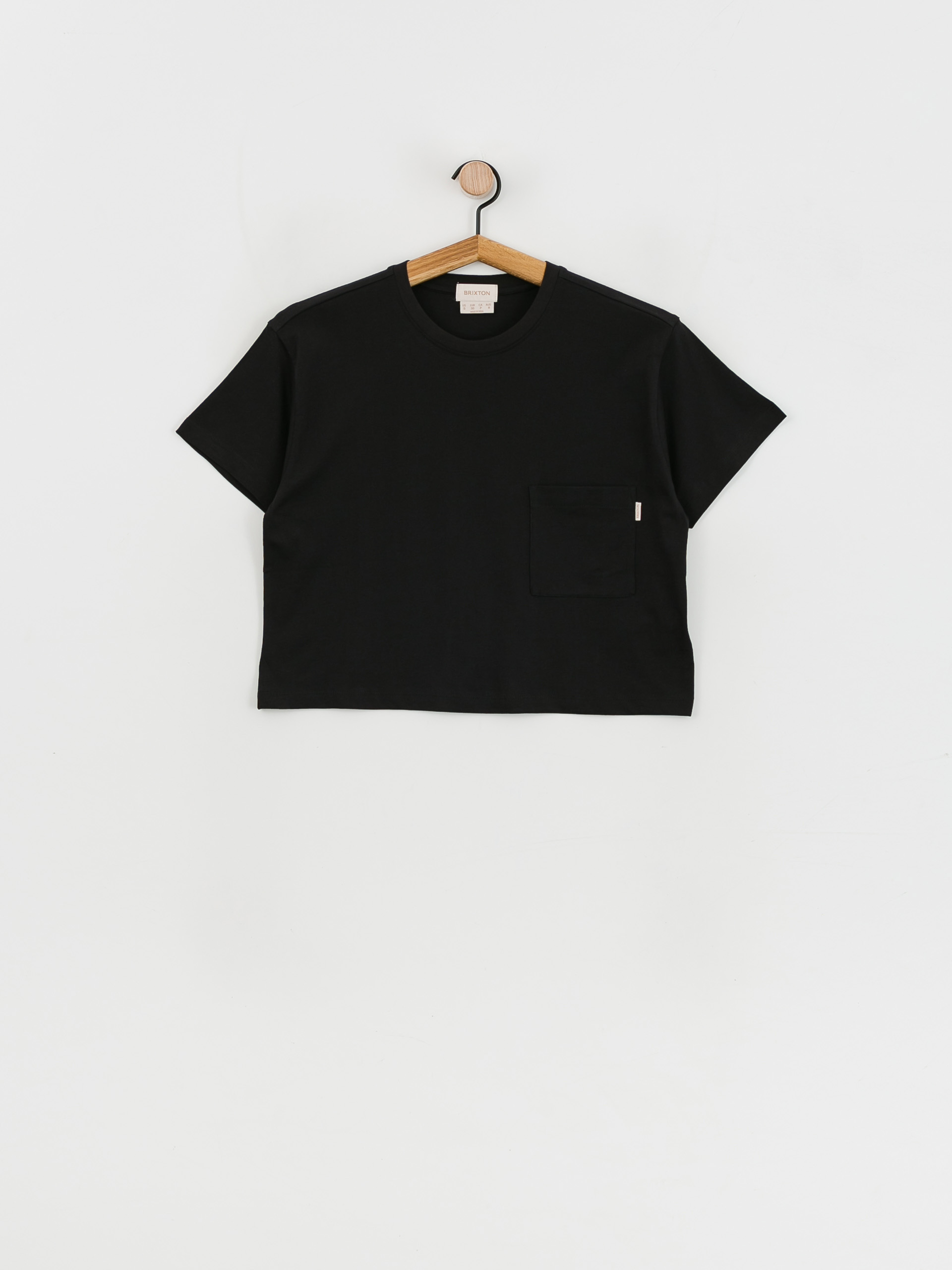 T-shirt Brixton Carefree Pocket Wmn (black)
