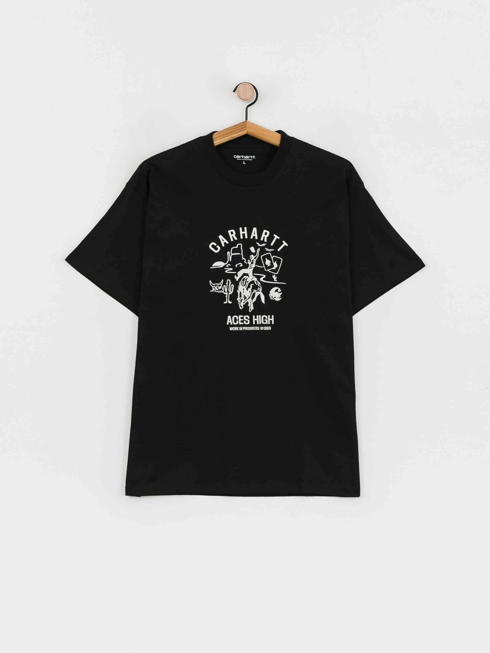 T-shirt Carhartt WIP Souvenir Valley (black/wax)