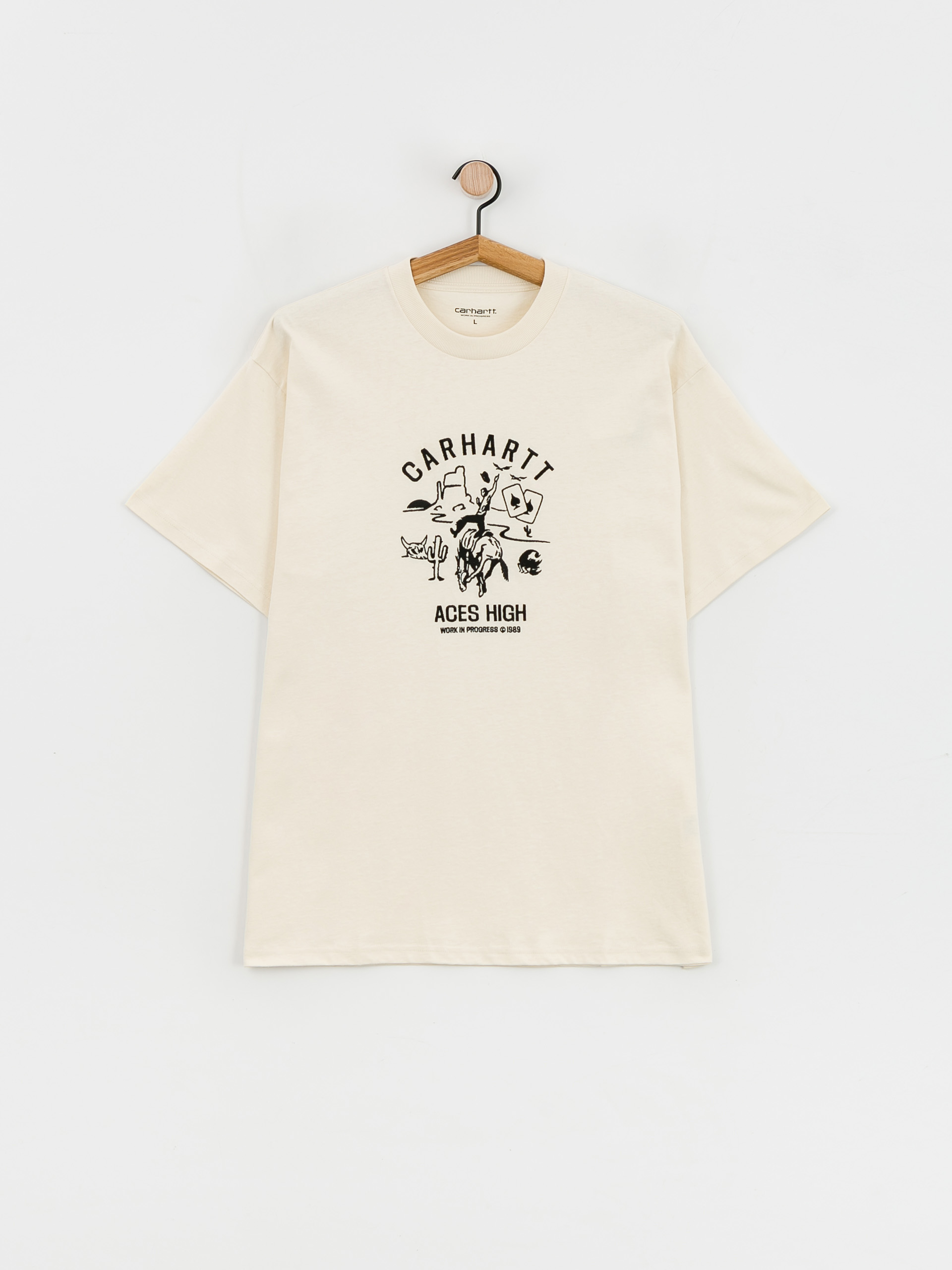 T-shirt Carhartt WIP Souvenir Valley (natural/black)
