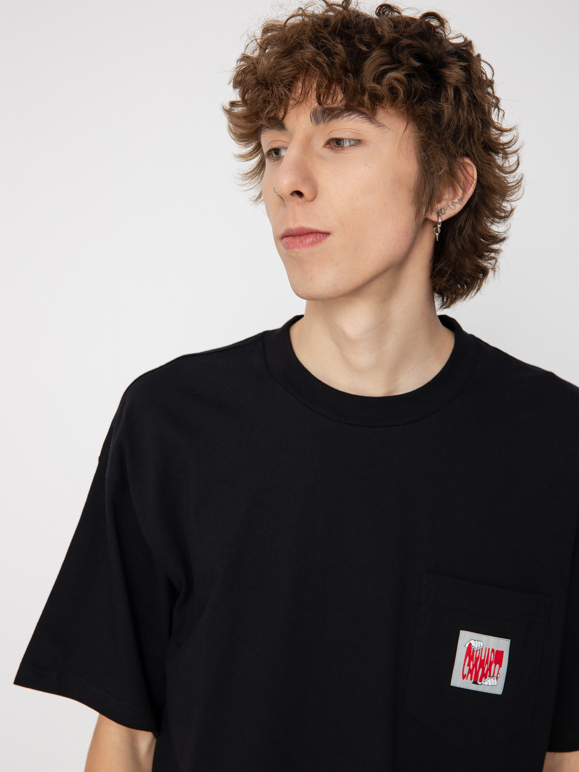 T-shirt Carhartt WIP Stretch Pocket (black)
