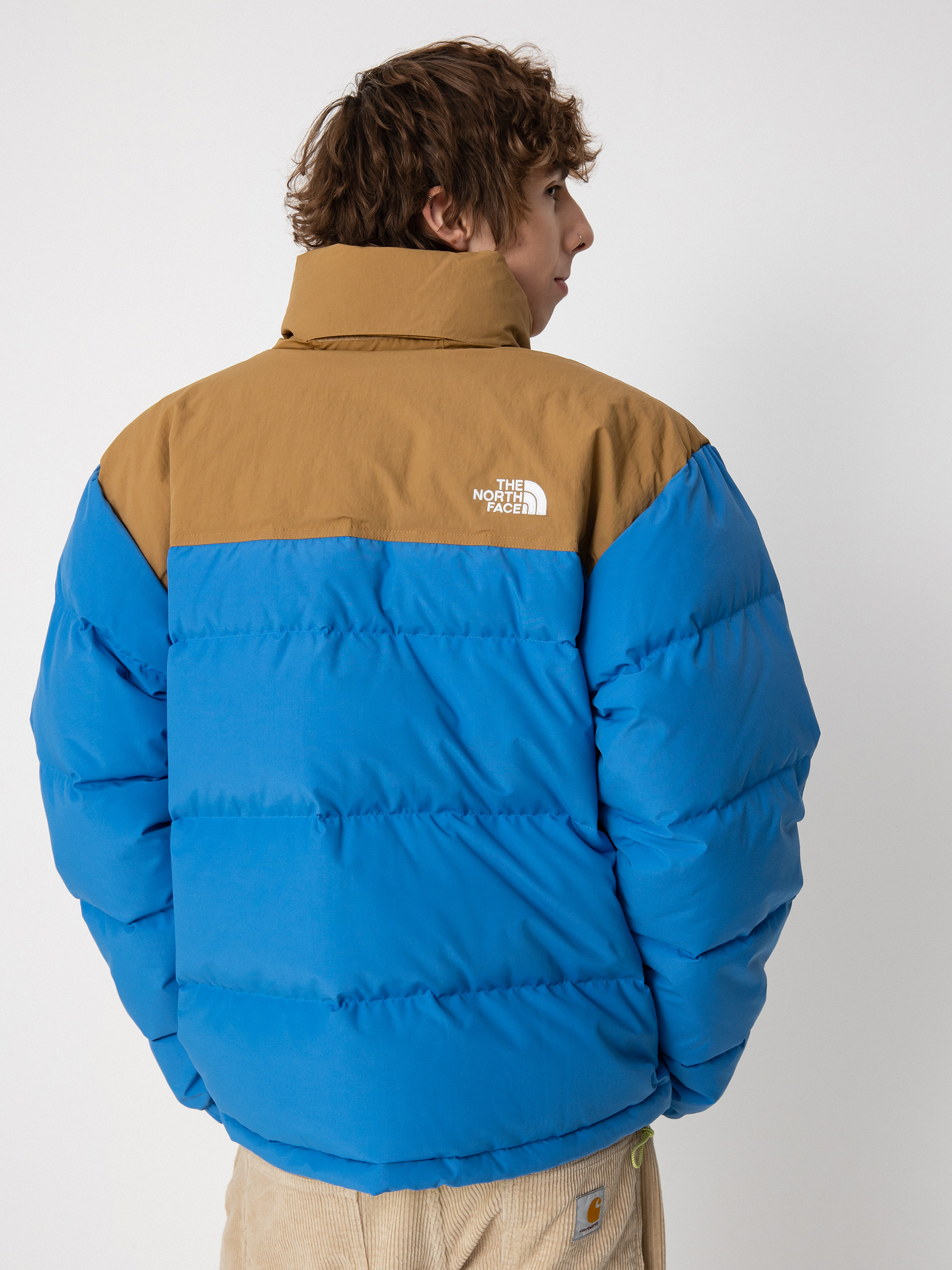 Kurtka The North Face 92 Low-Fi Hi-Tek Nuptse (super sonic blue/utility brown)