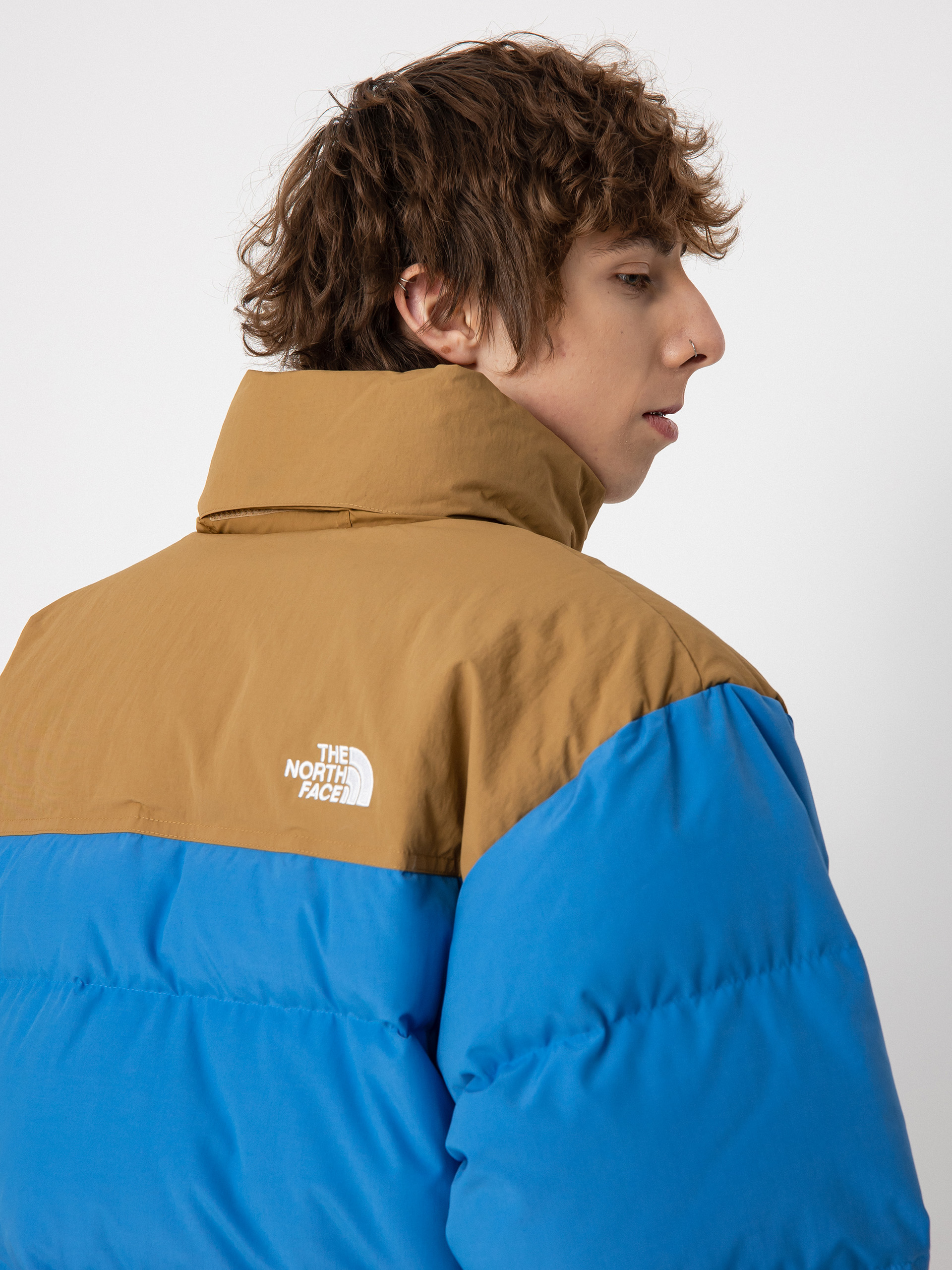 Kurtka The North Face 92 Low-Fi Hi-Tek Nuptse (super sonic blue/utility brown)