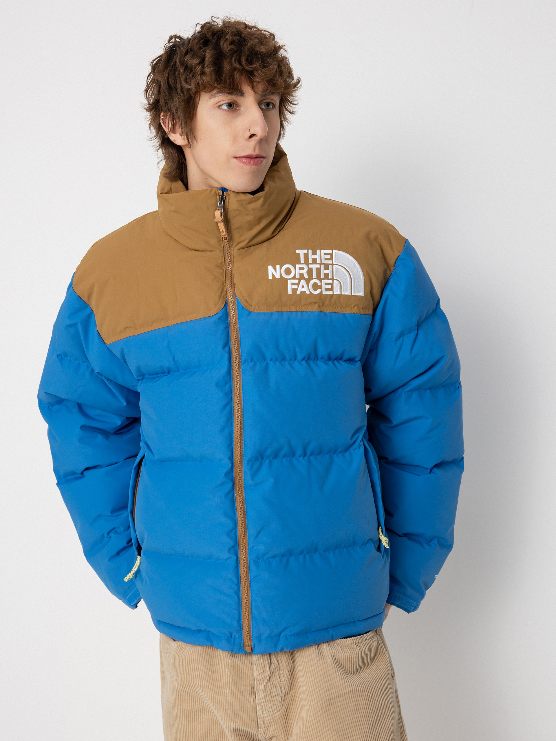Kurtka The North Face 92 Low-Fi Hi-Tek Nuptse (super sonic blue/utility brown)