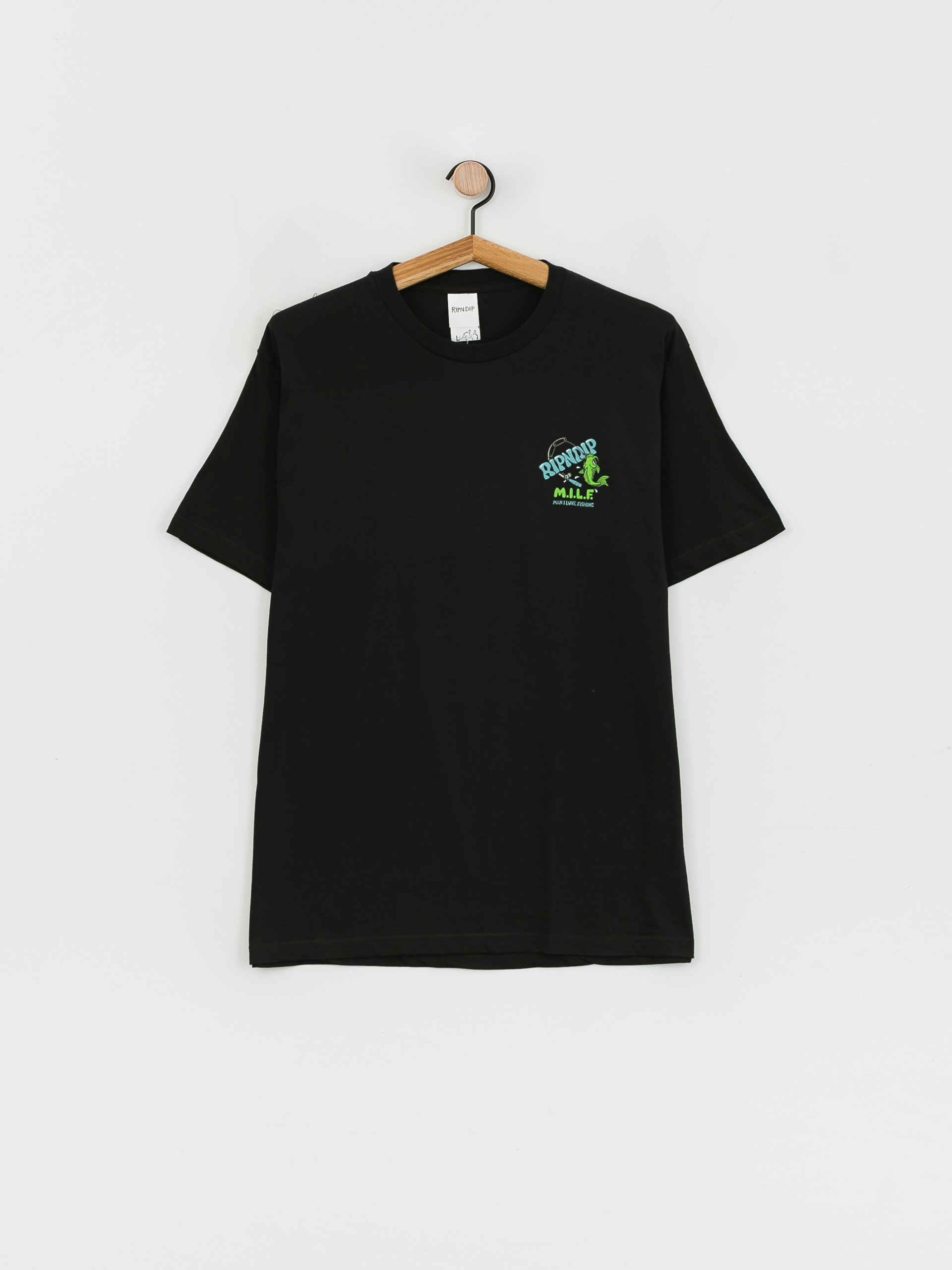 T-shirt RipNDip MILF - czarny (black)
