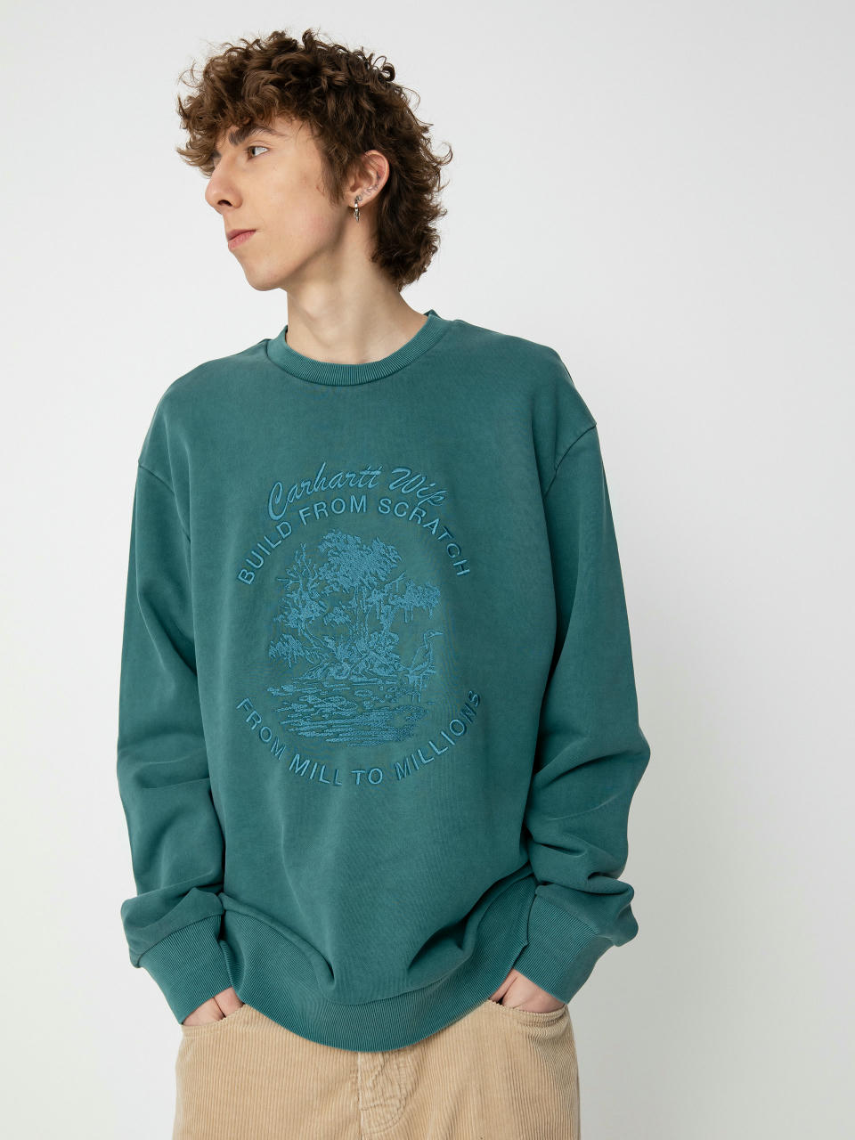 Bluza Carhartt WIP Bayou (botanic)