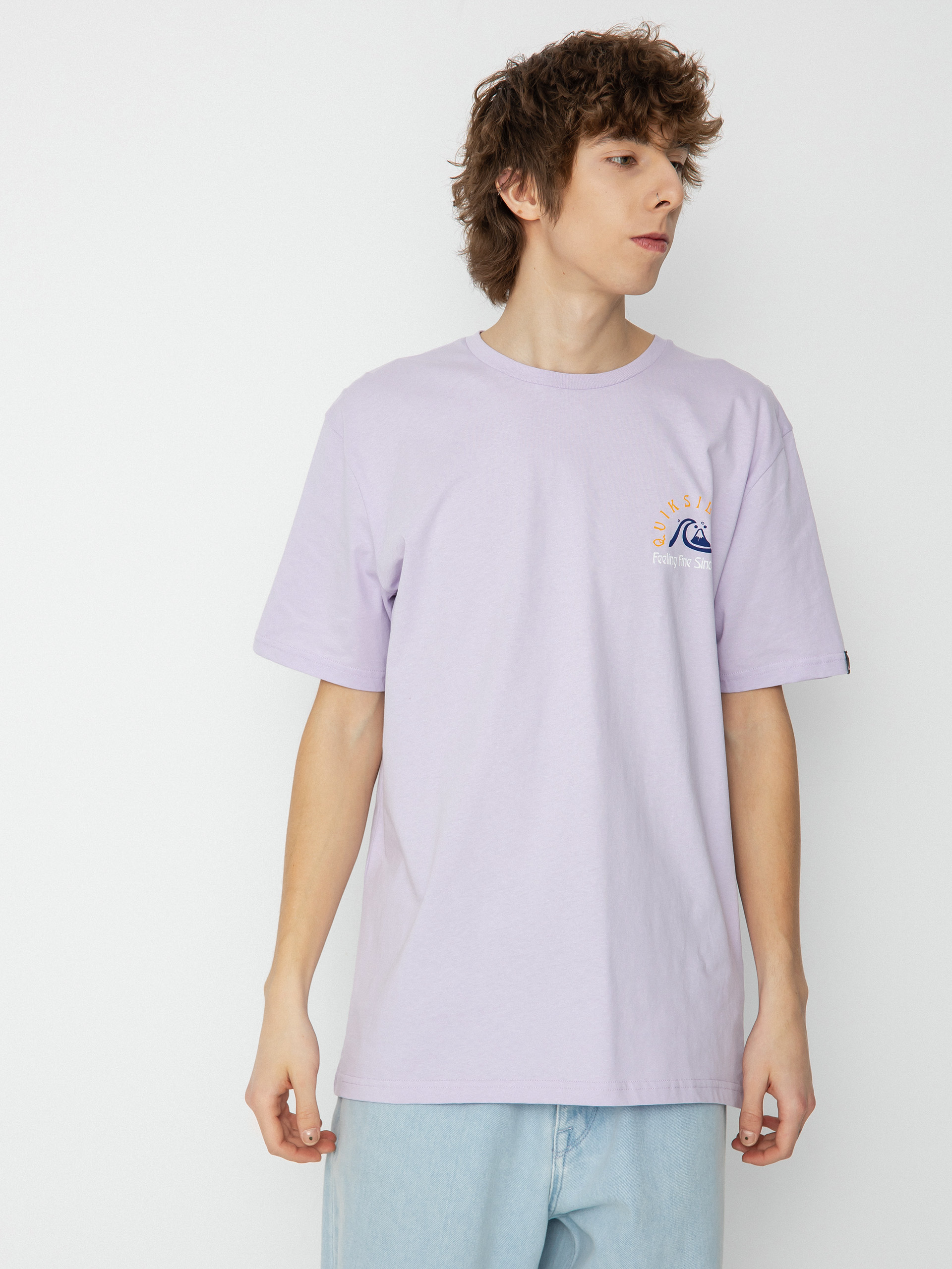 T-shirt Quiksilver Original Barrel (pastel lilac)