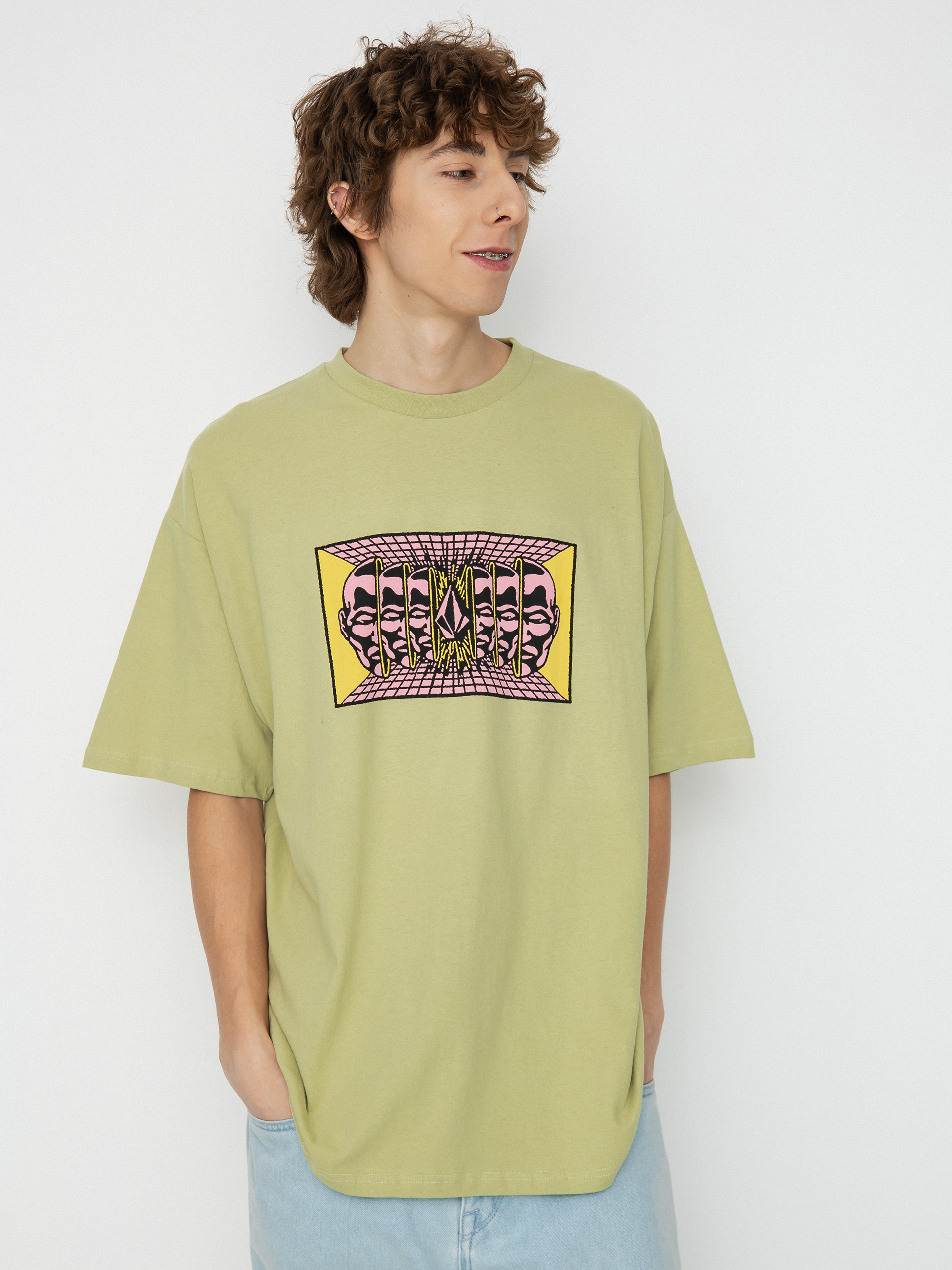 T-shirt Volcom Mind Invasion Lse 1 (lentil green)