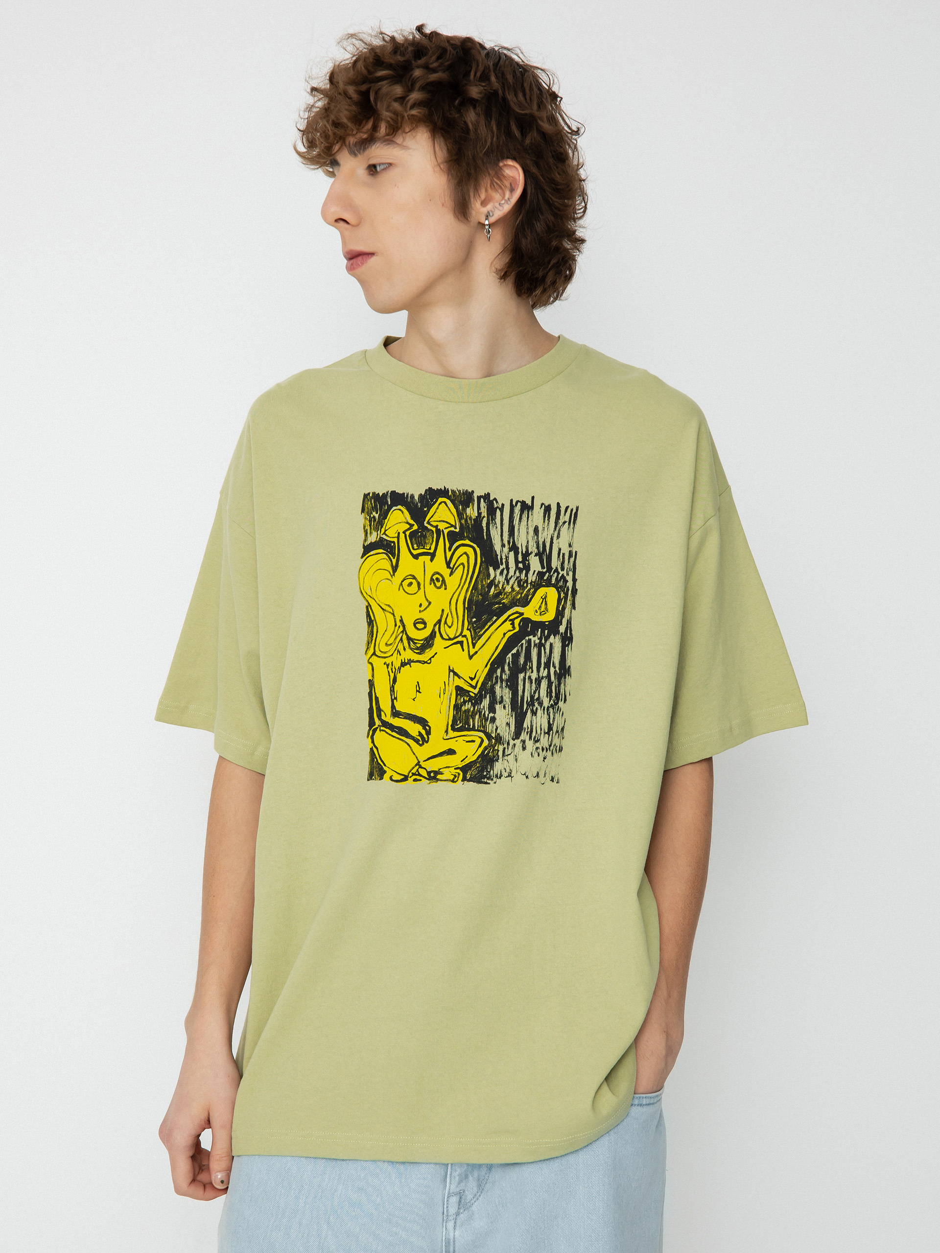 T-shirt Volcom Balister Lse (lentil green)