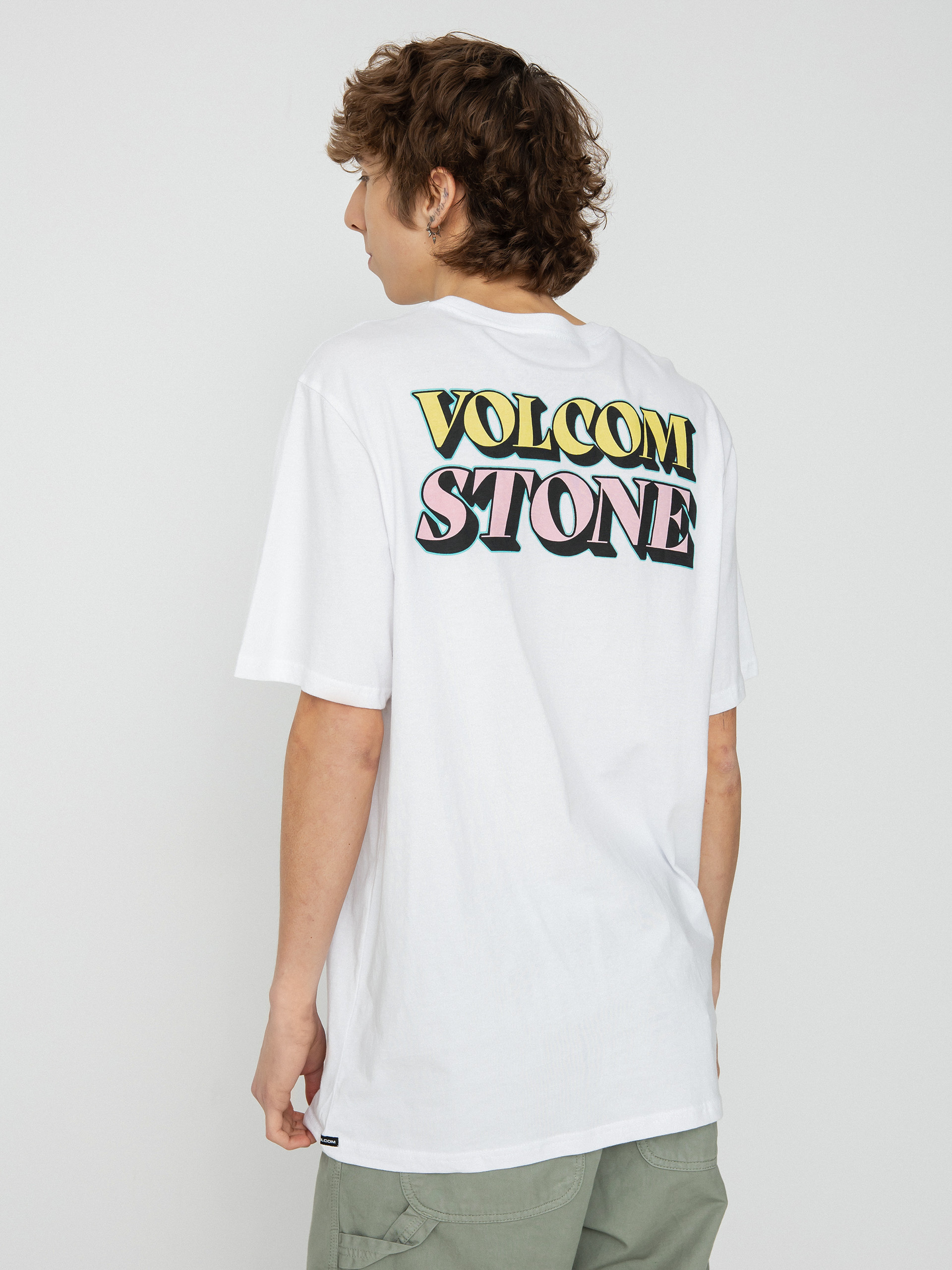 T-shirt Volcom Stript (white)