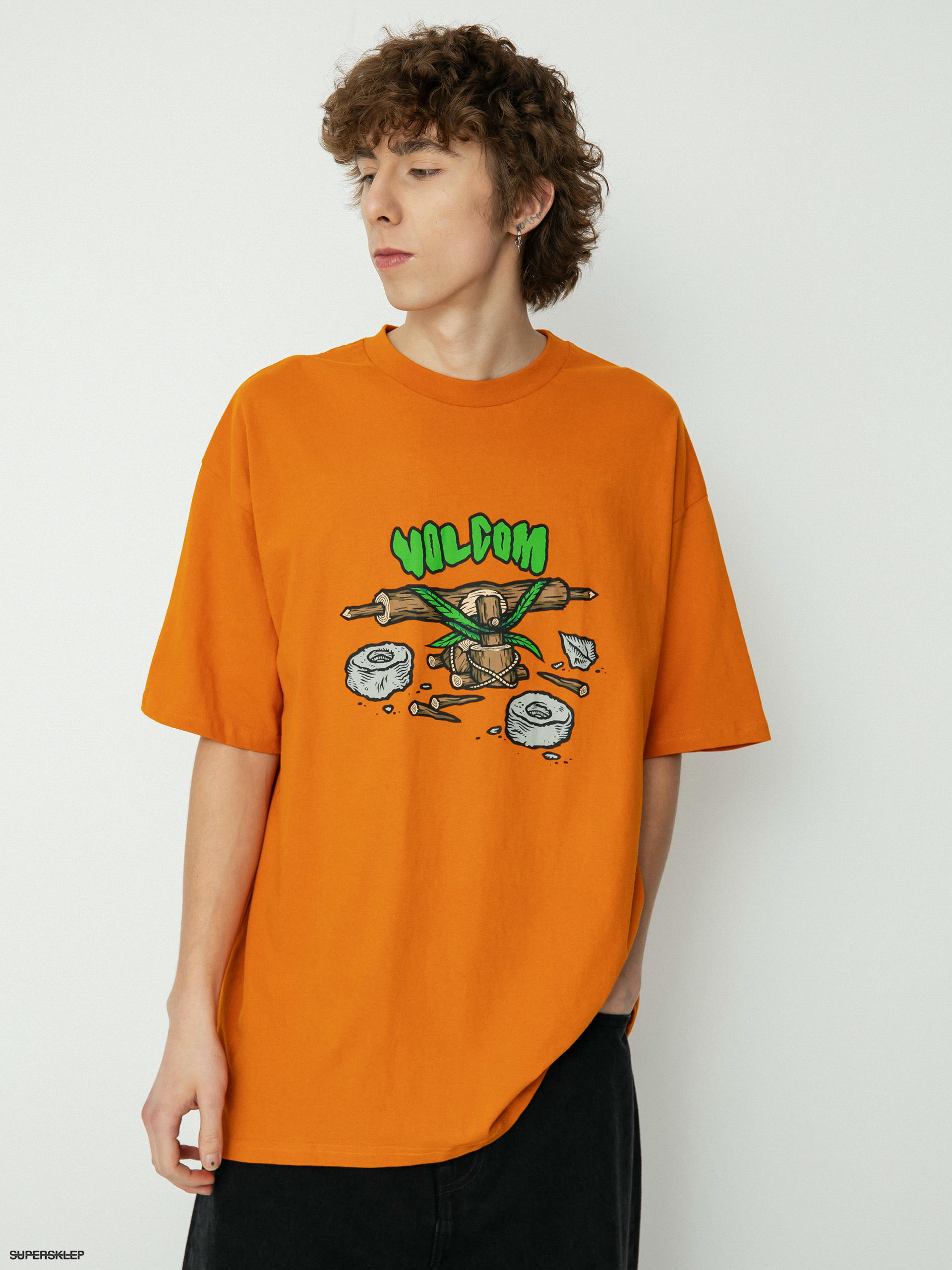 T-shirt Volcom Fa Todd Bratrud Lse 1 (saffron)