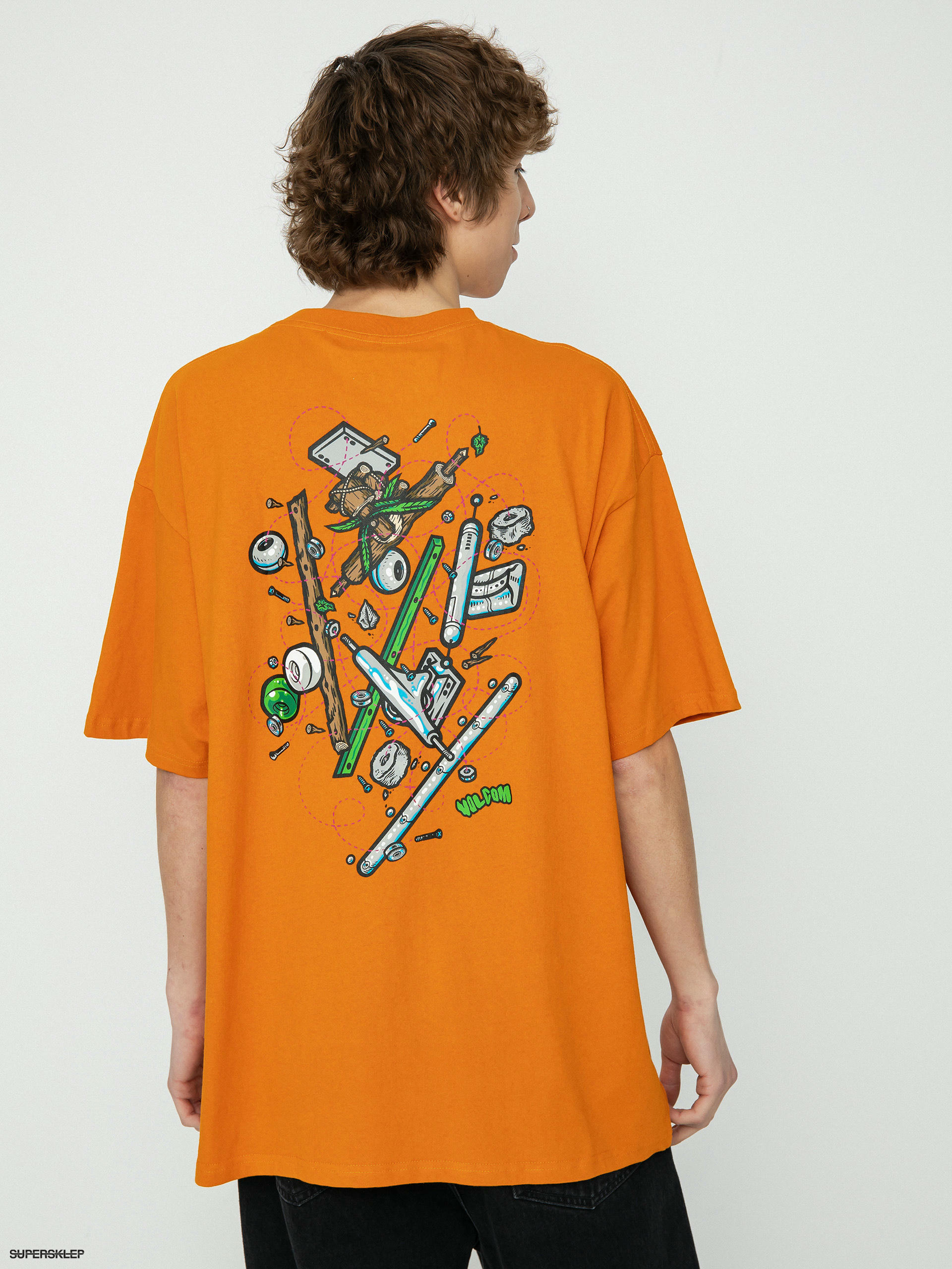 T-shirt Volcom Fa Todd Bratrud Lse 1 (saffron)