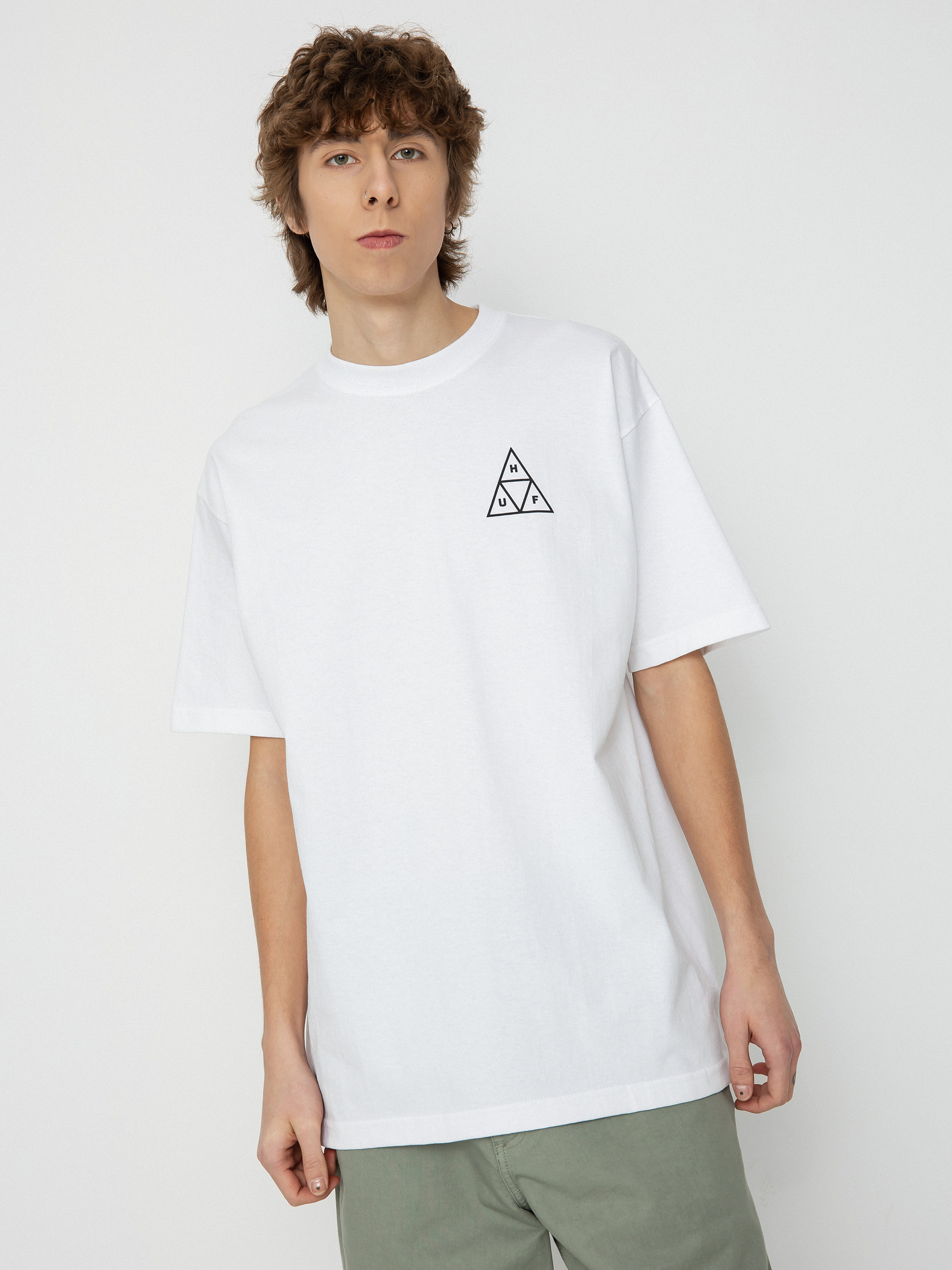 T-shirt HUF Triple Triangle (white)