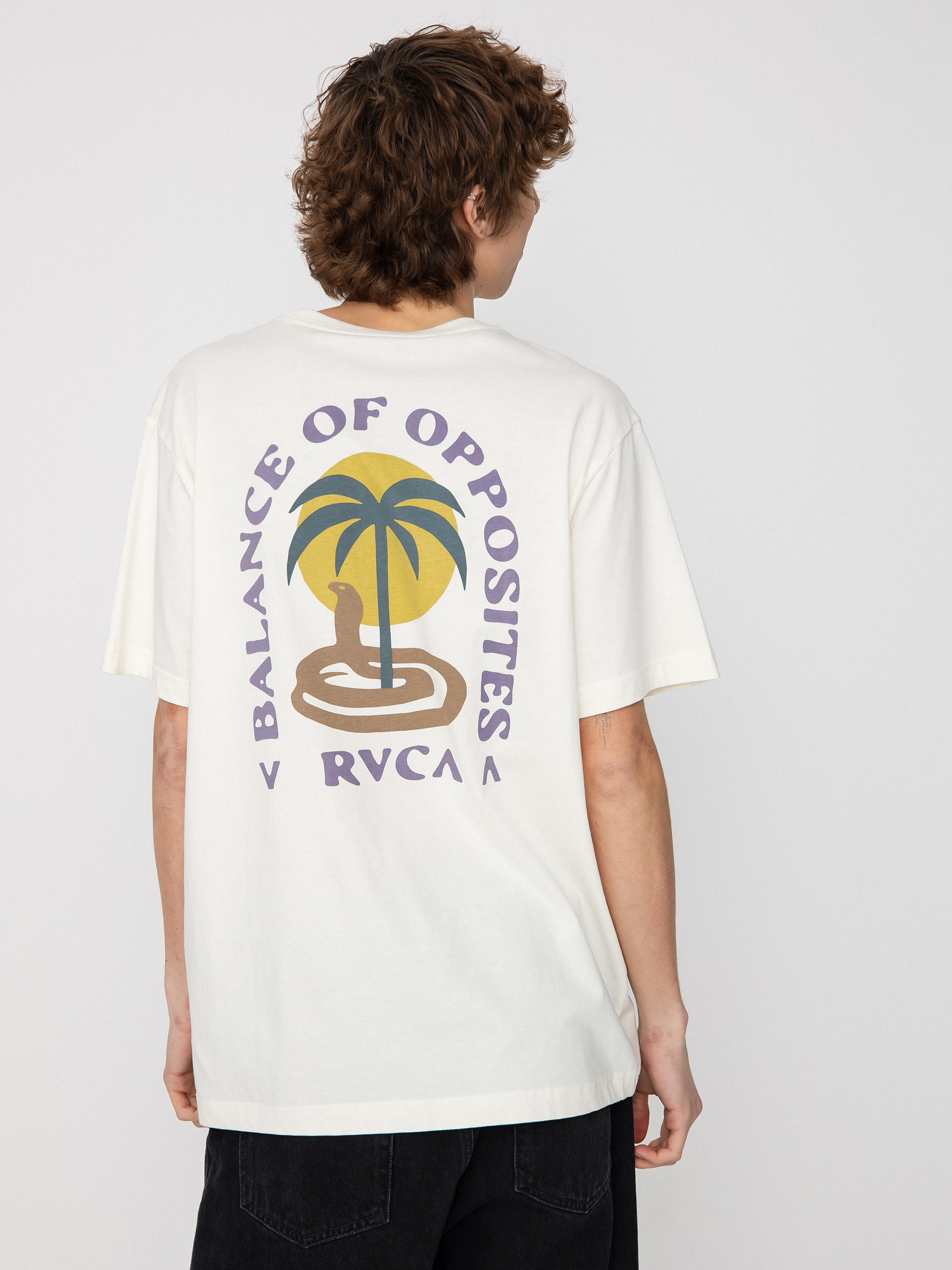 T-shirt RVCA Cobra Mirage (antique white)