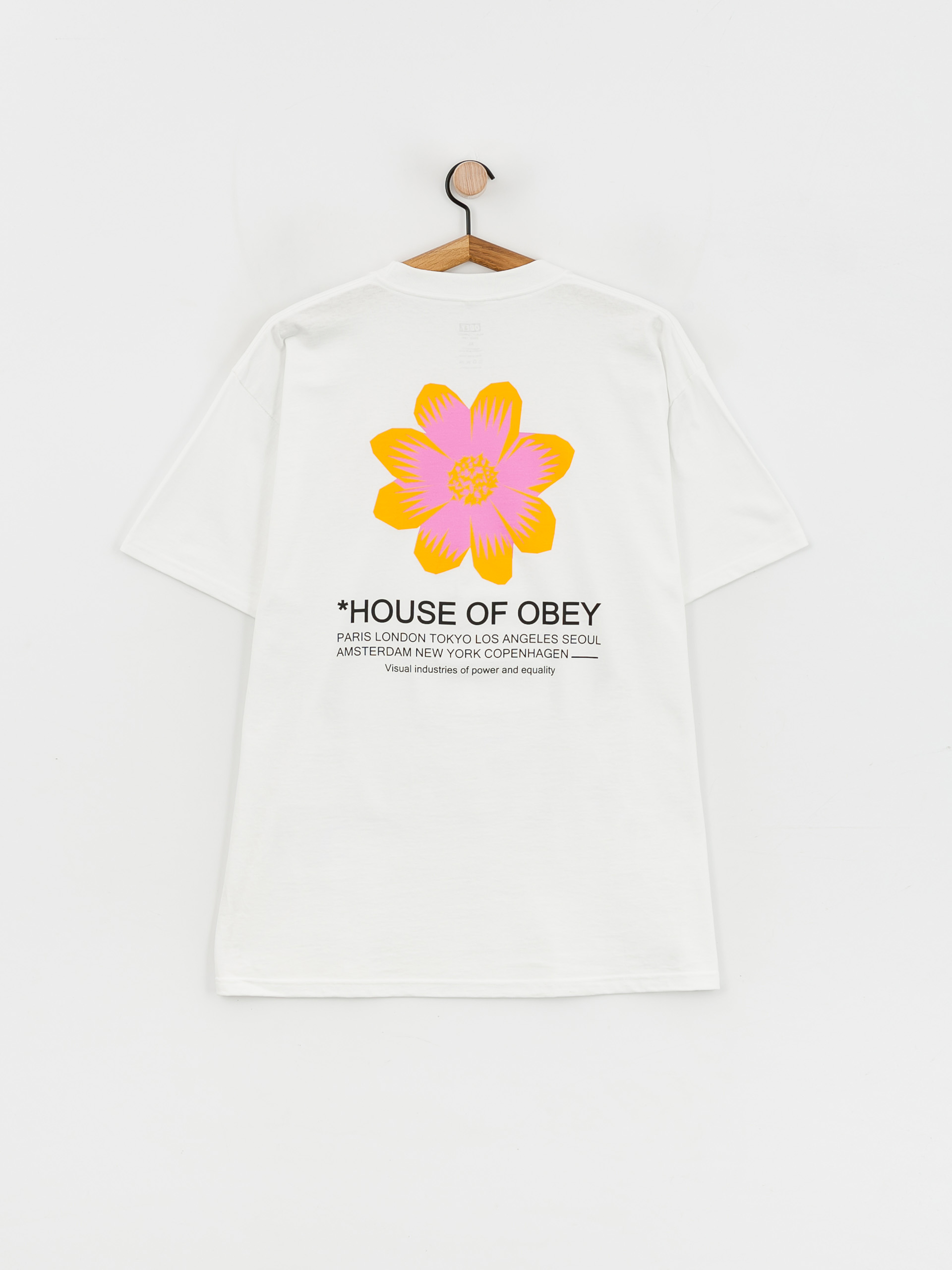T-shirt OBEY House Of Obey Flower (white)