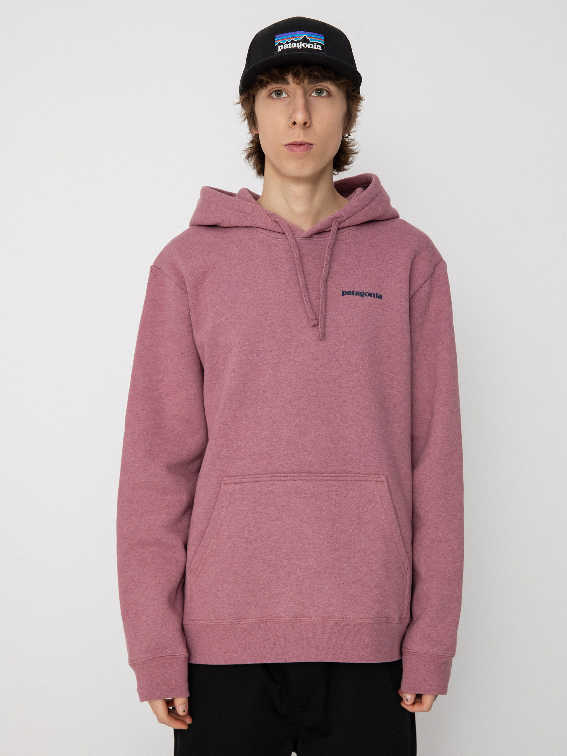 Bluza z kapturem Patagonia Boardshort Logo Uprisal HD (evening mauve)