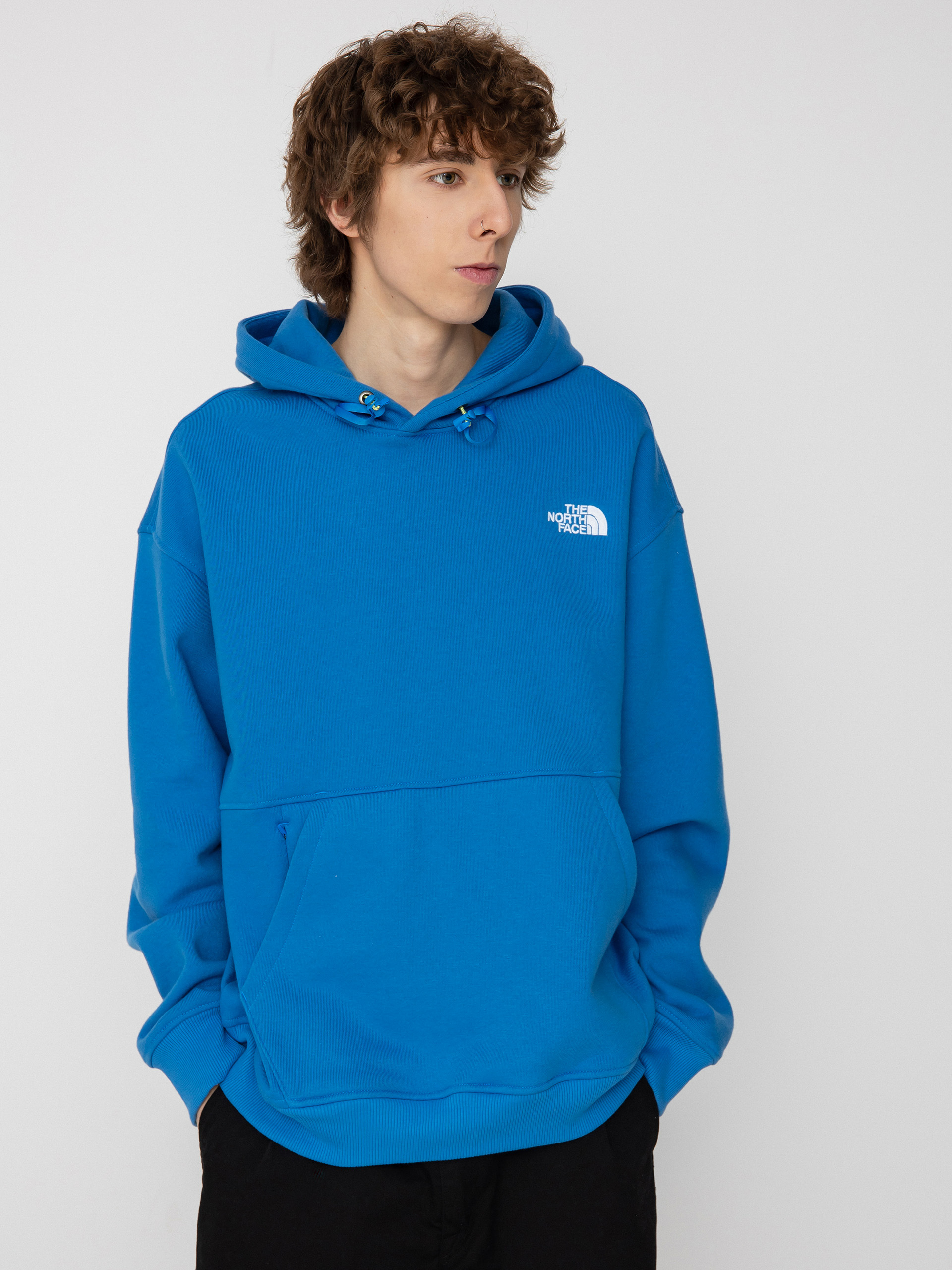 The North Face Суитшърт с качулка Icon HD (super sonic blue)