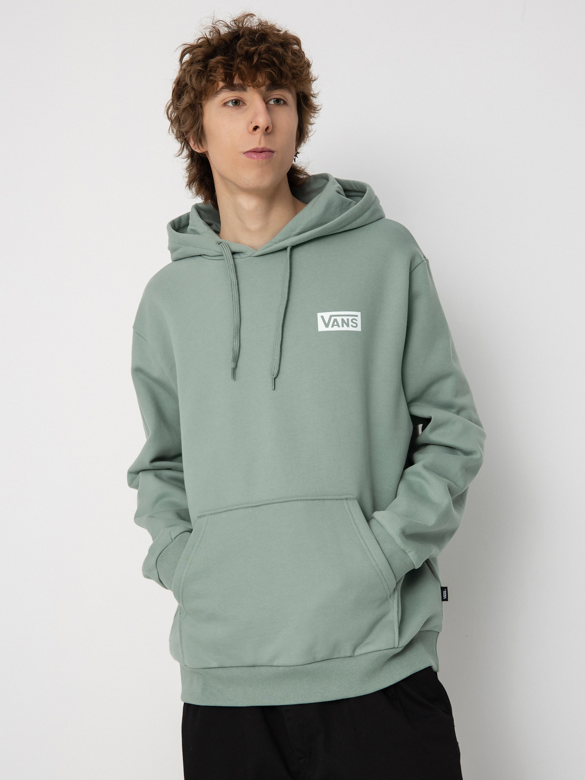 Bluza z kapturem Vans Relaxed HD (chinois green)