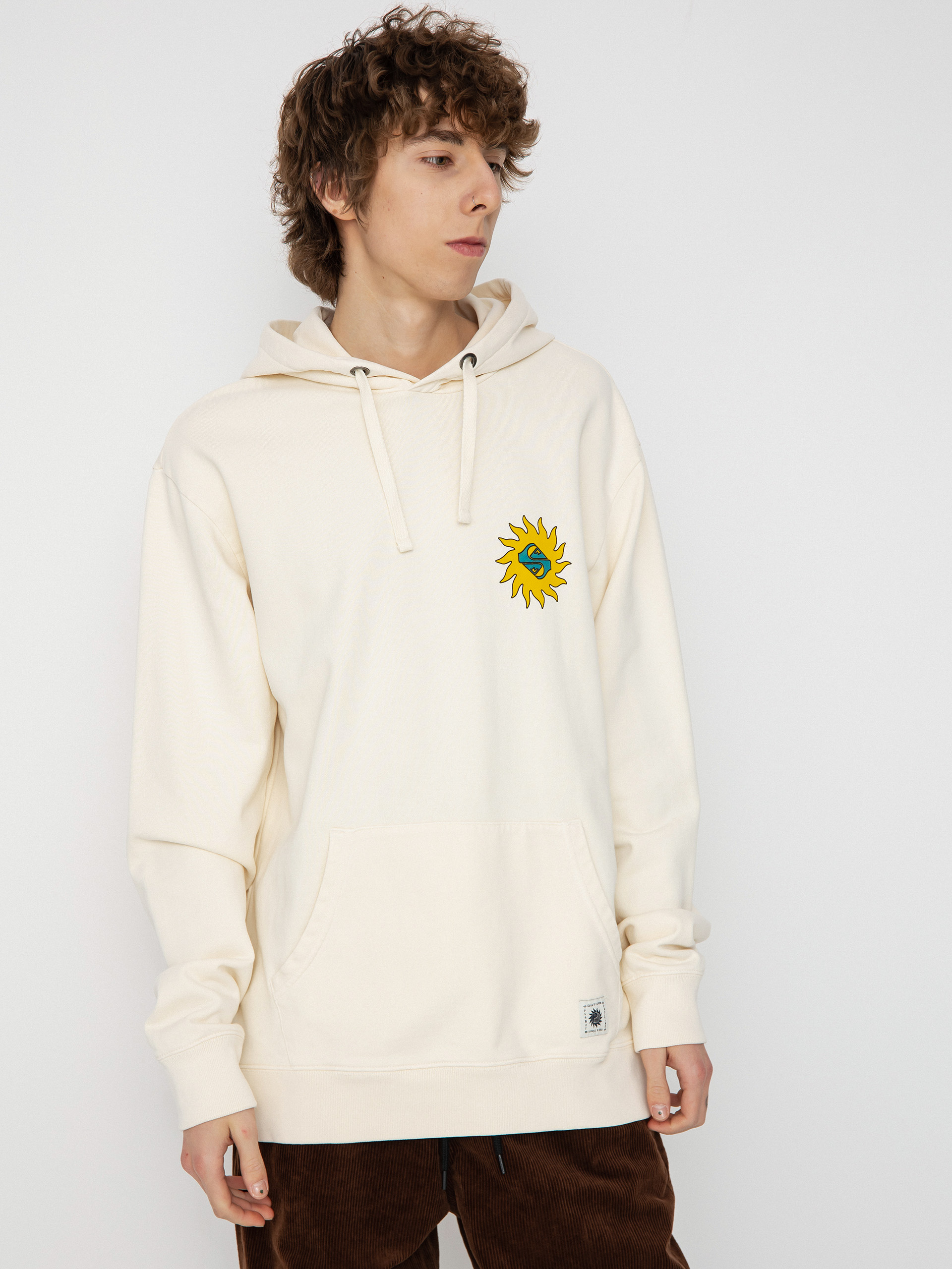 Bluza z kapturem Quiksilver Planet Positive HD (birch)