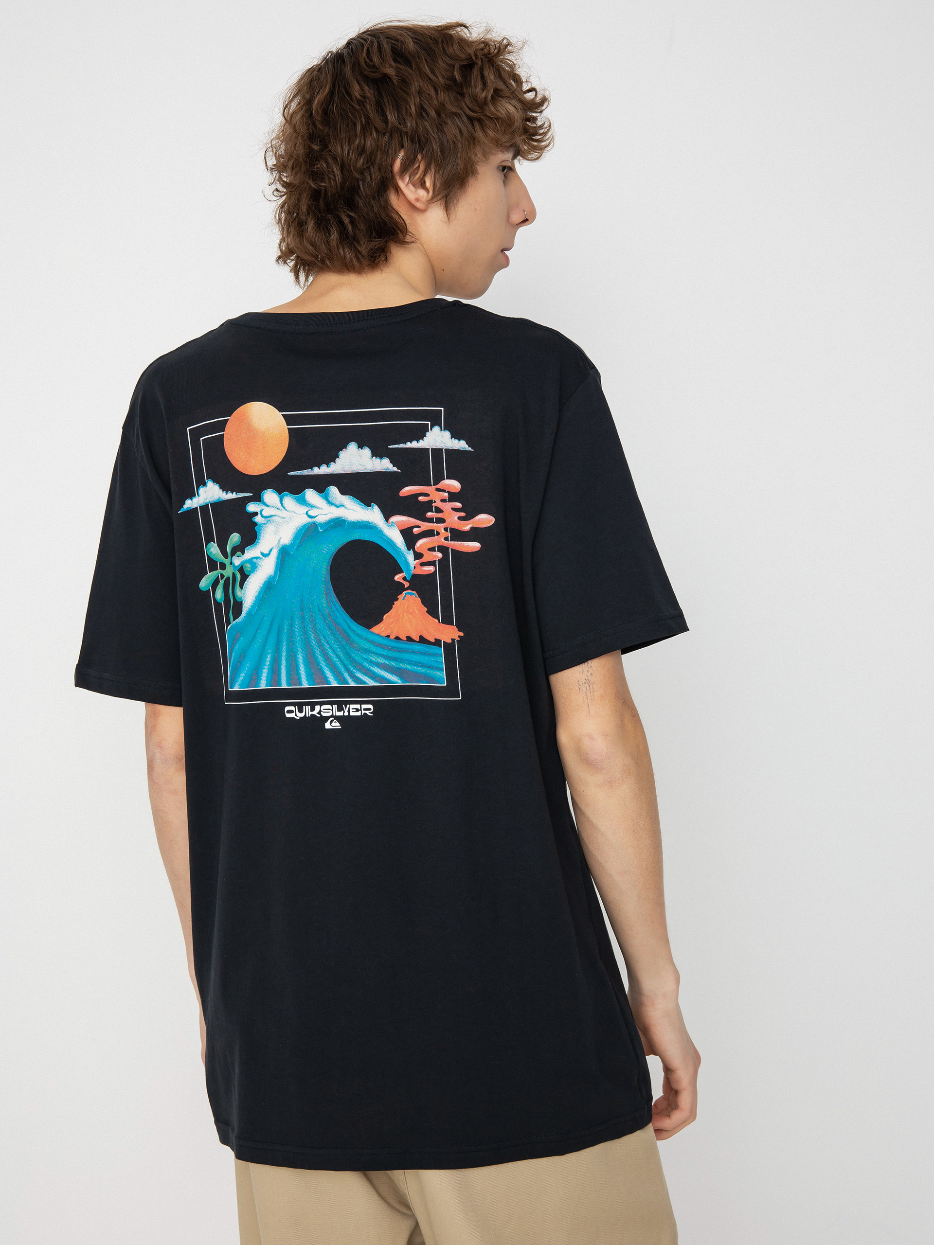 T-shirt Quiksilver Ocean Bed (black)