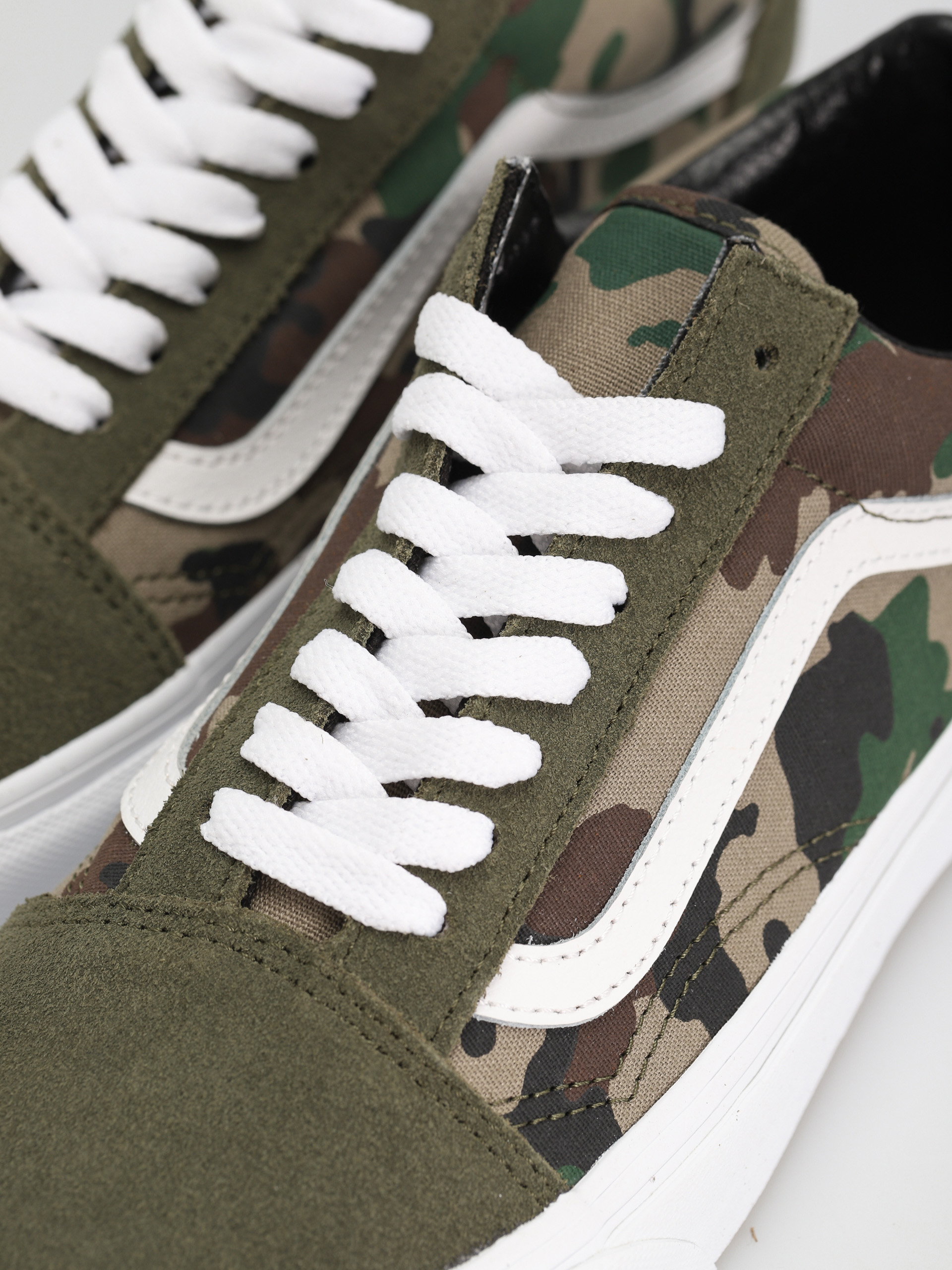 Buty Vans Old Skool (camo olive/white)
