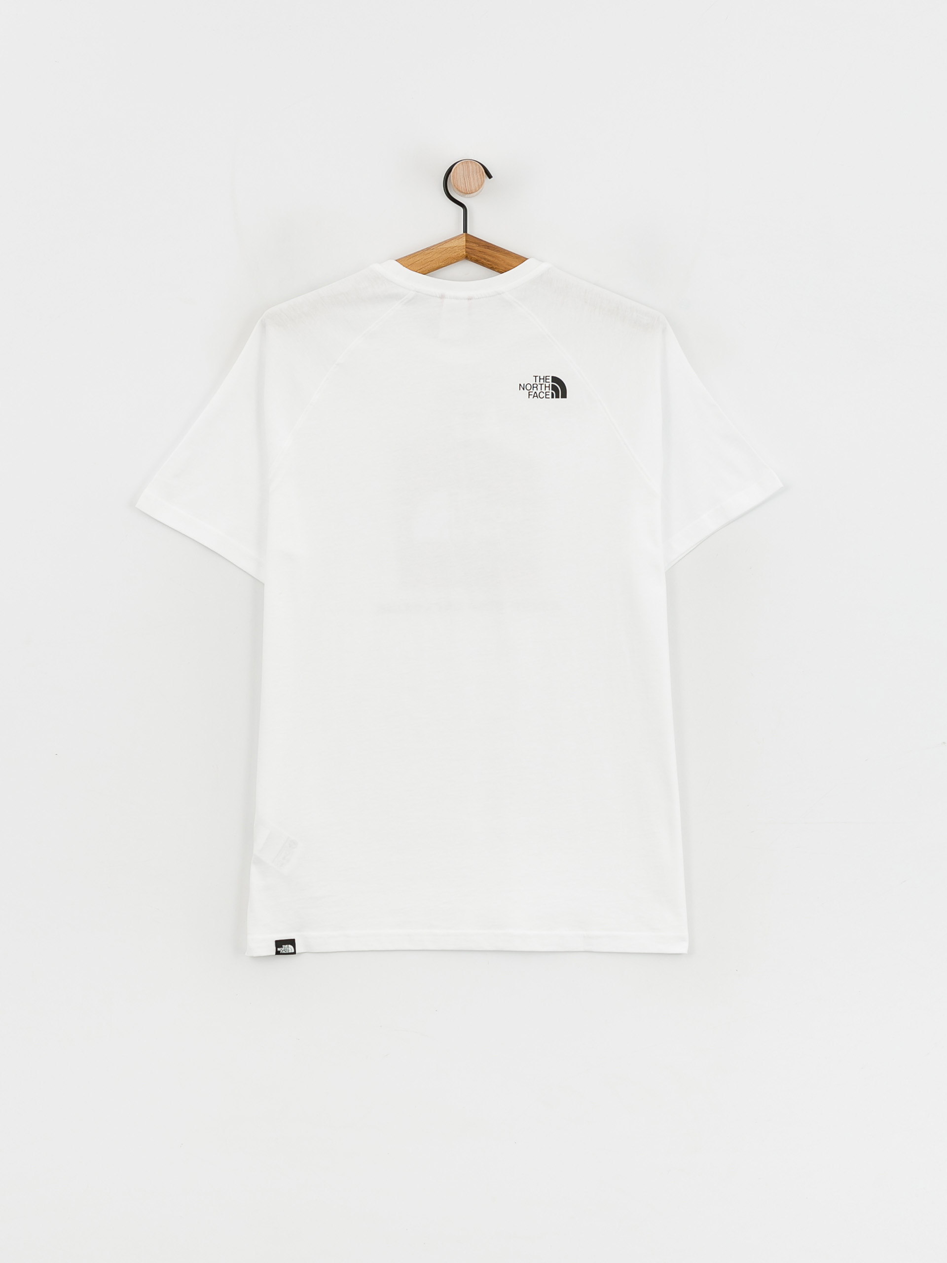 T-shirt The North Face Raglan Redbox (tnf white/cosmo pink tnf distort print)