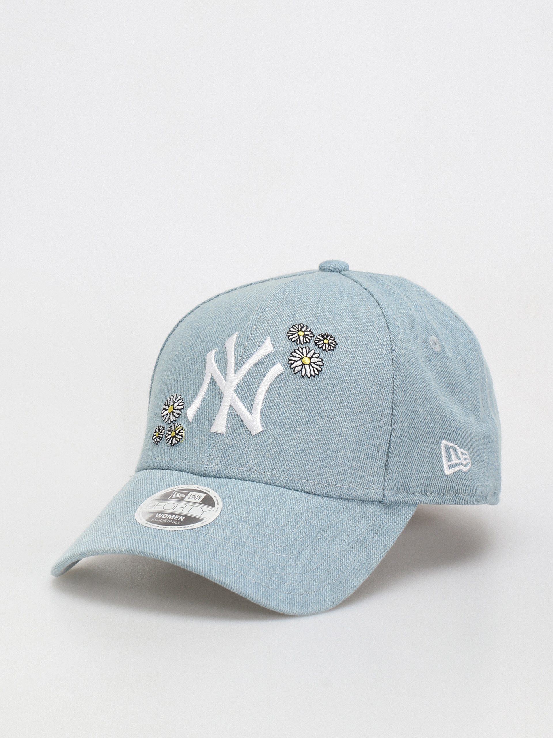 Czapka z daszkiem New Era Denim 9Forty New York Yankees Wmn (sky/white)