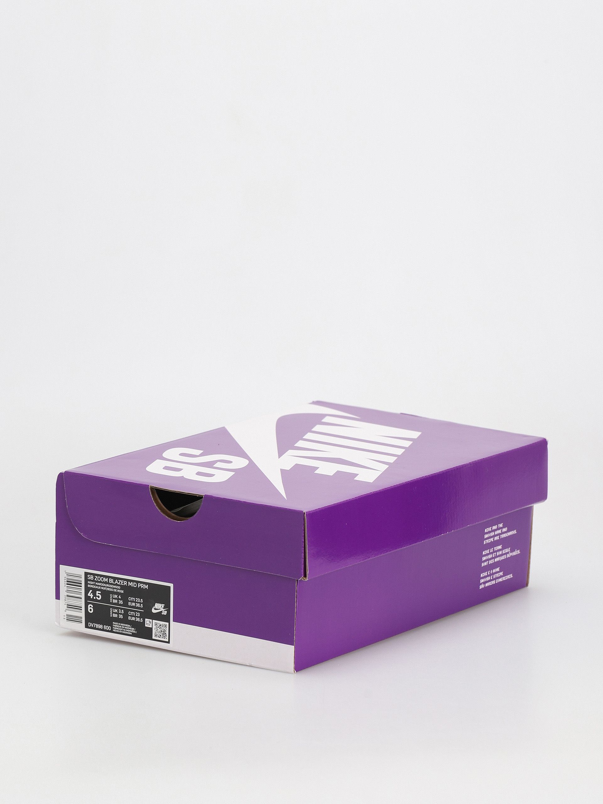 Buty Nike SB Zoom Blazer Mid Prm (night maroon/rosewood night maroon white)