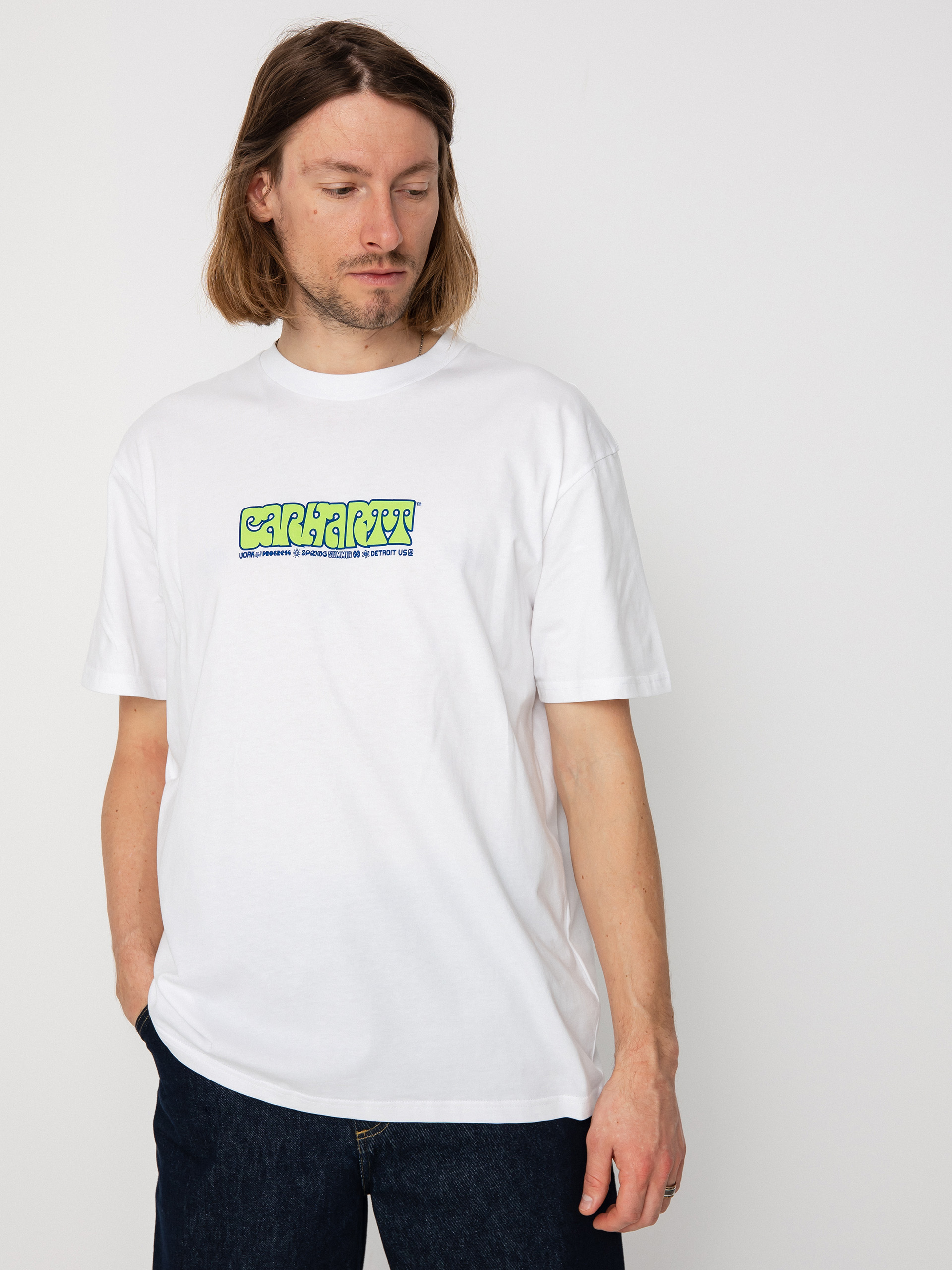 T-shirt Carhartt WIP Heat Script (white)