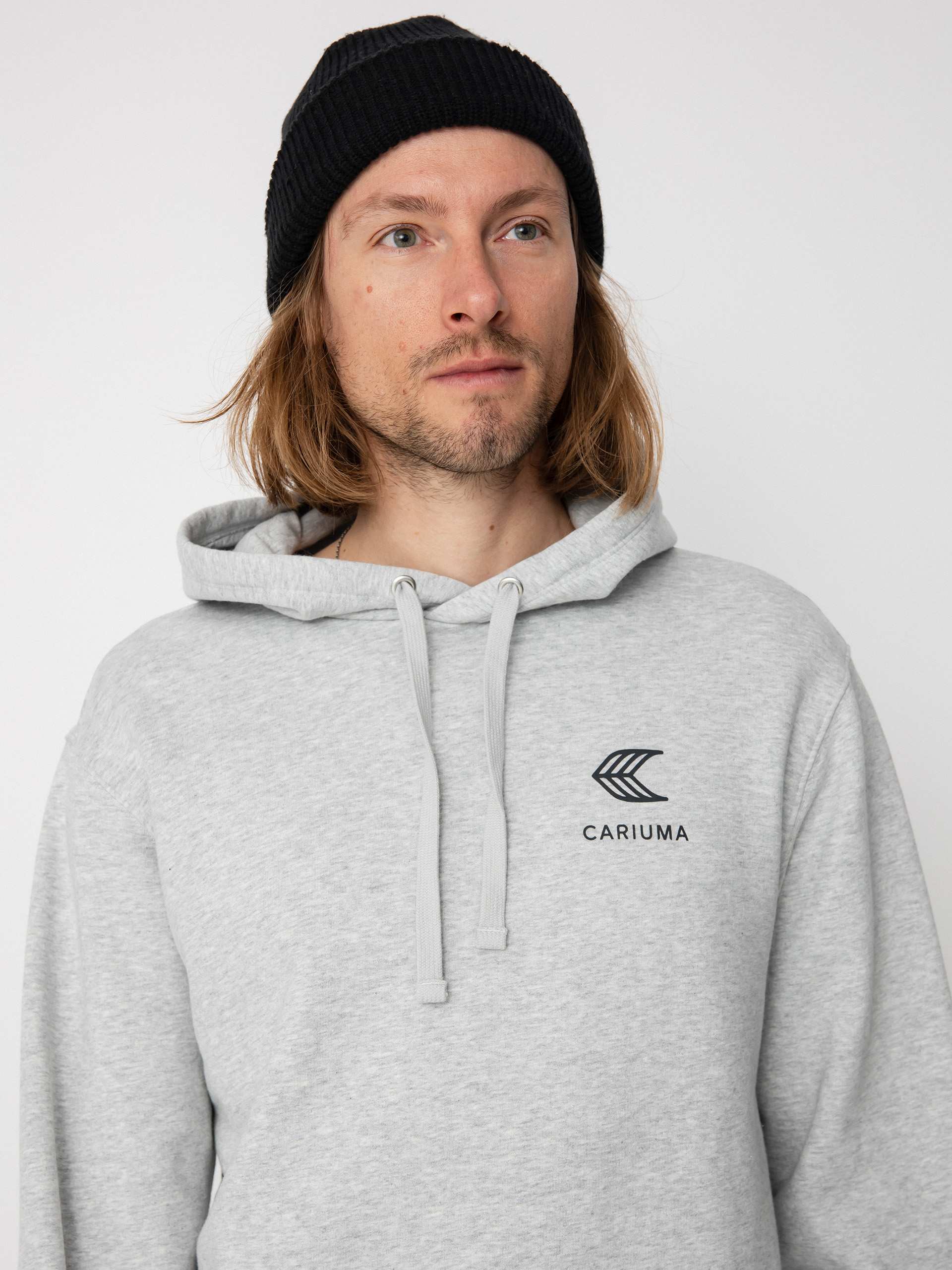 Bluza z kapturem Cariuma Cariuma Logo HD (melange grey)