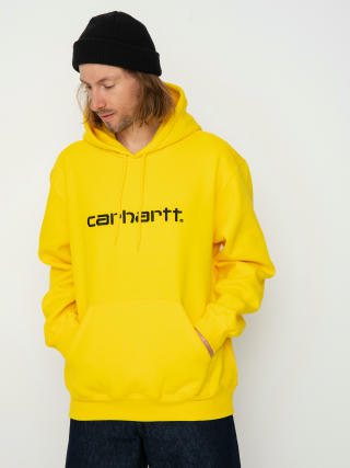 Bluza z kapturem Carhartt WIP Carhartt HD (buttercup/black)