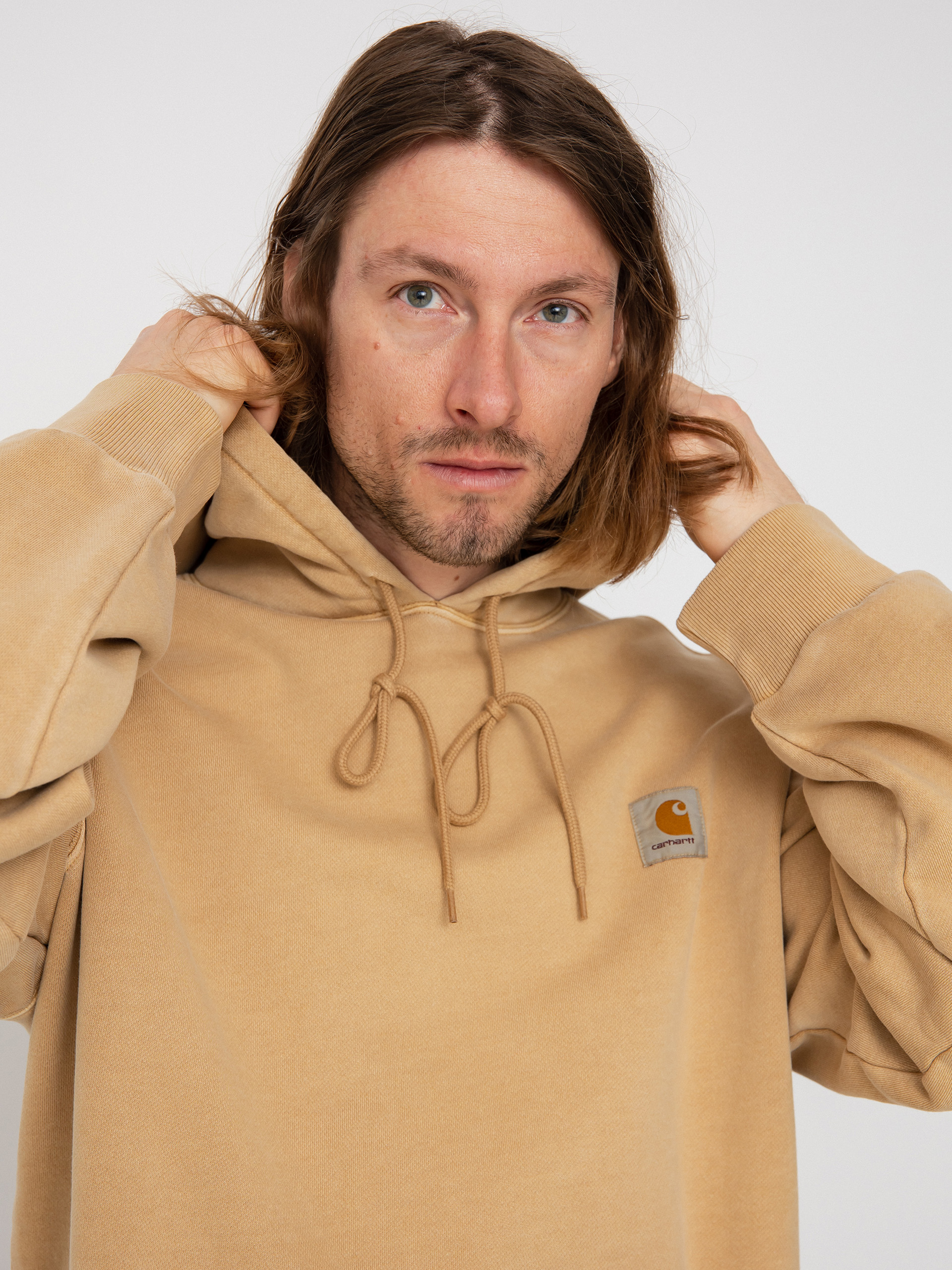 Bluza z kapturem Carhartt WIP Nelson HD (dusty h brown)