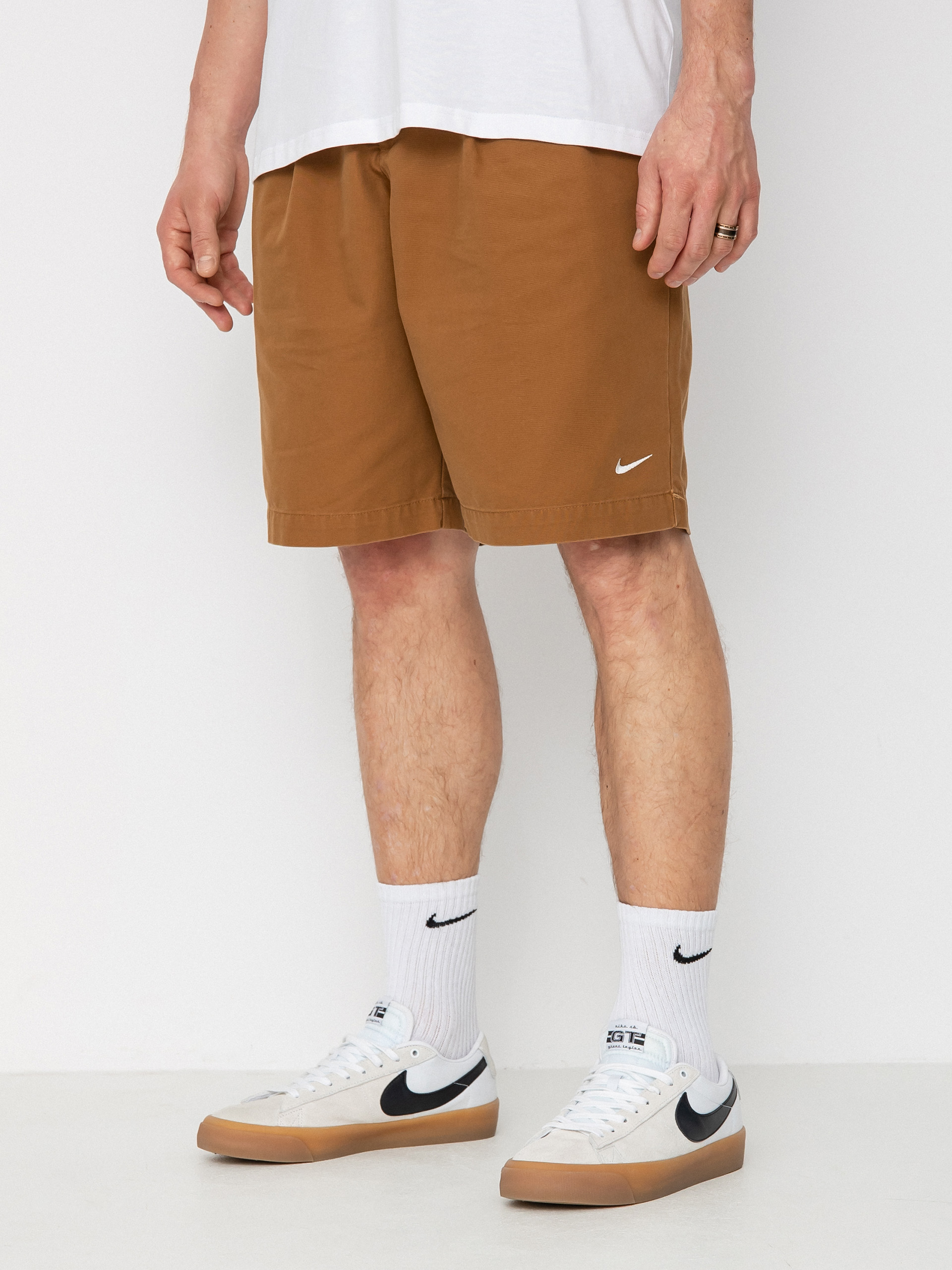 Szorty Nike SB Pleated Chino (ale brown/white)