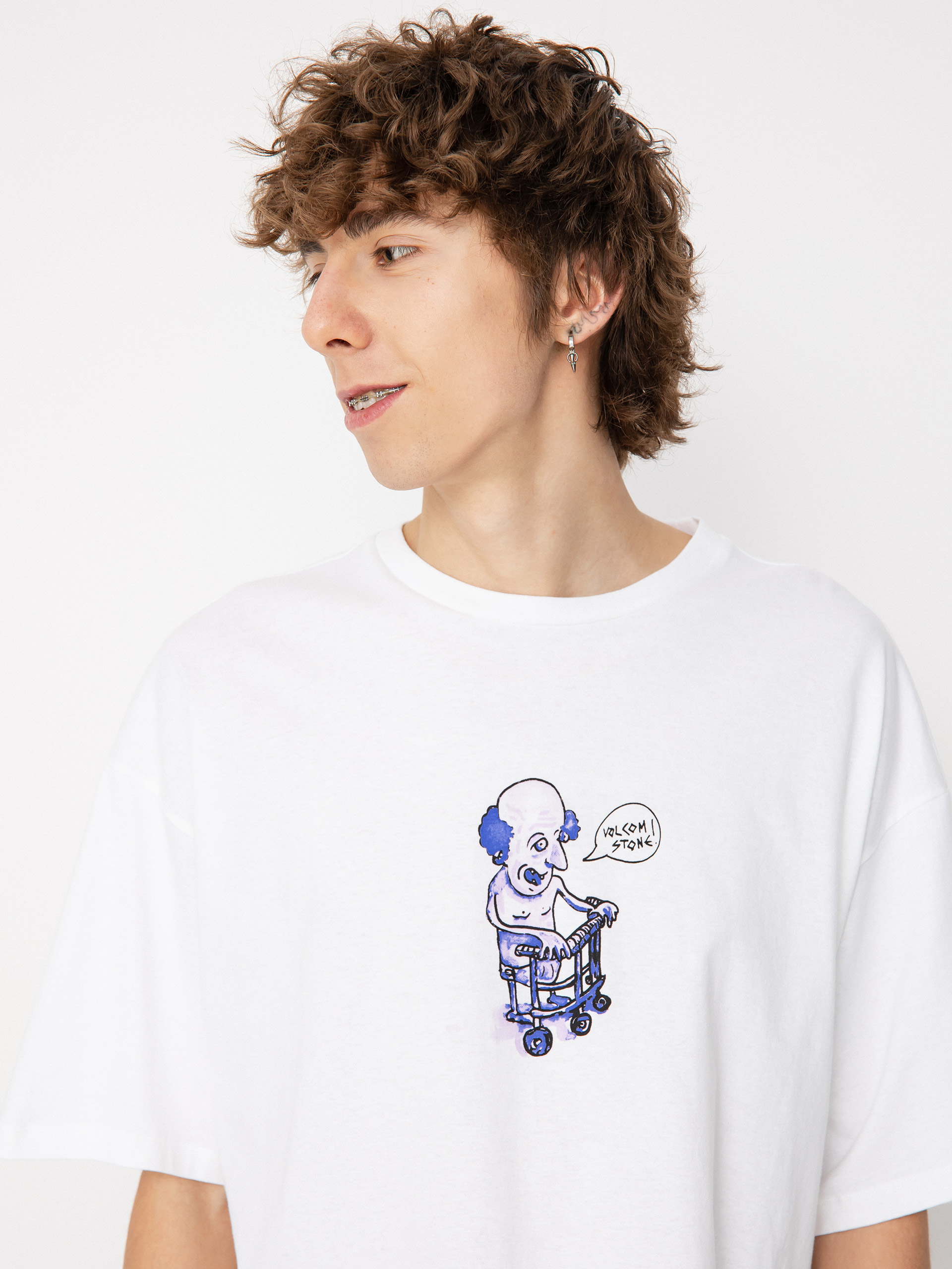 T-shirt Volcom Slowfutur Lse (white)