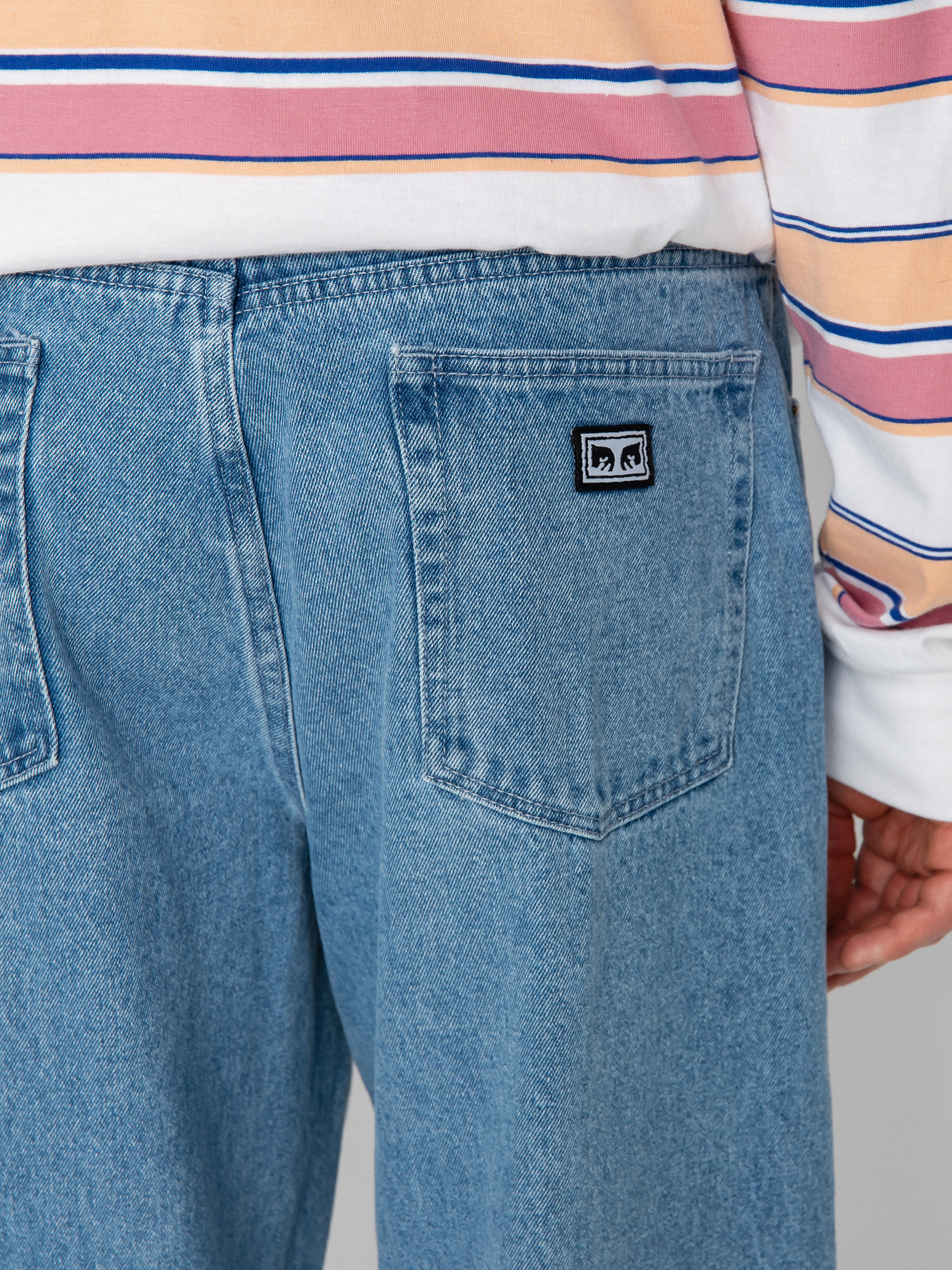 Spodnie OBEY Bigwig (light indigo)